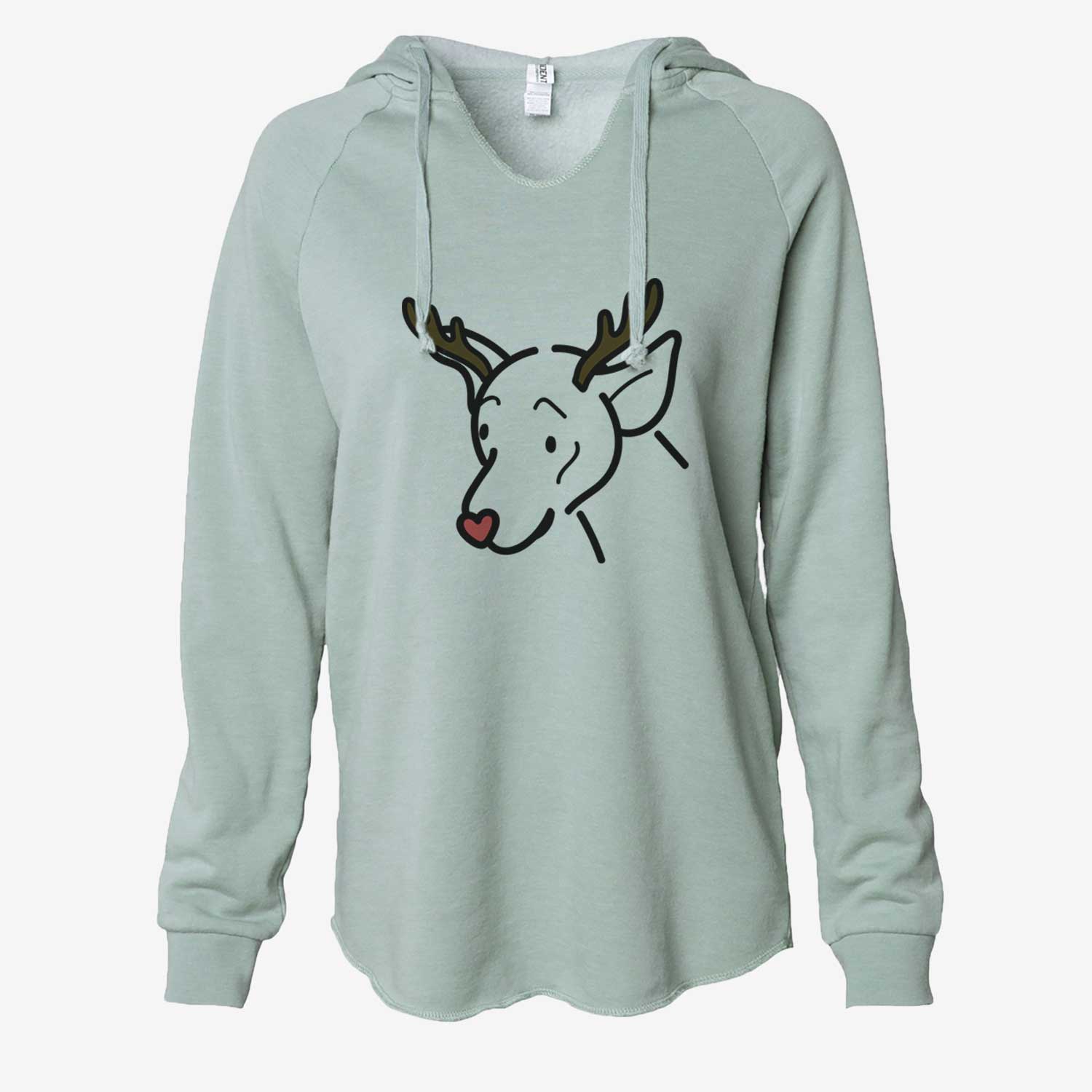Red Nose Mixed Breed - Lucky - Cali Wave Hooded Sweatshirt