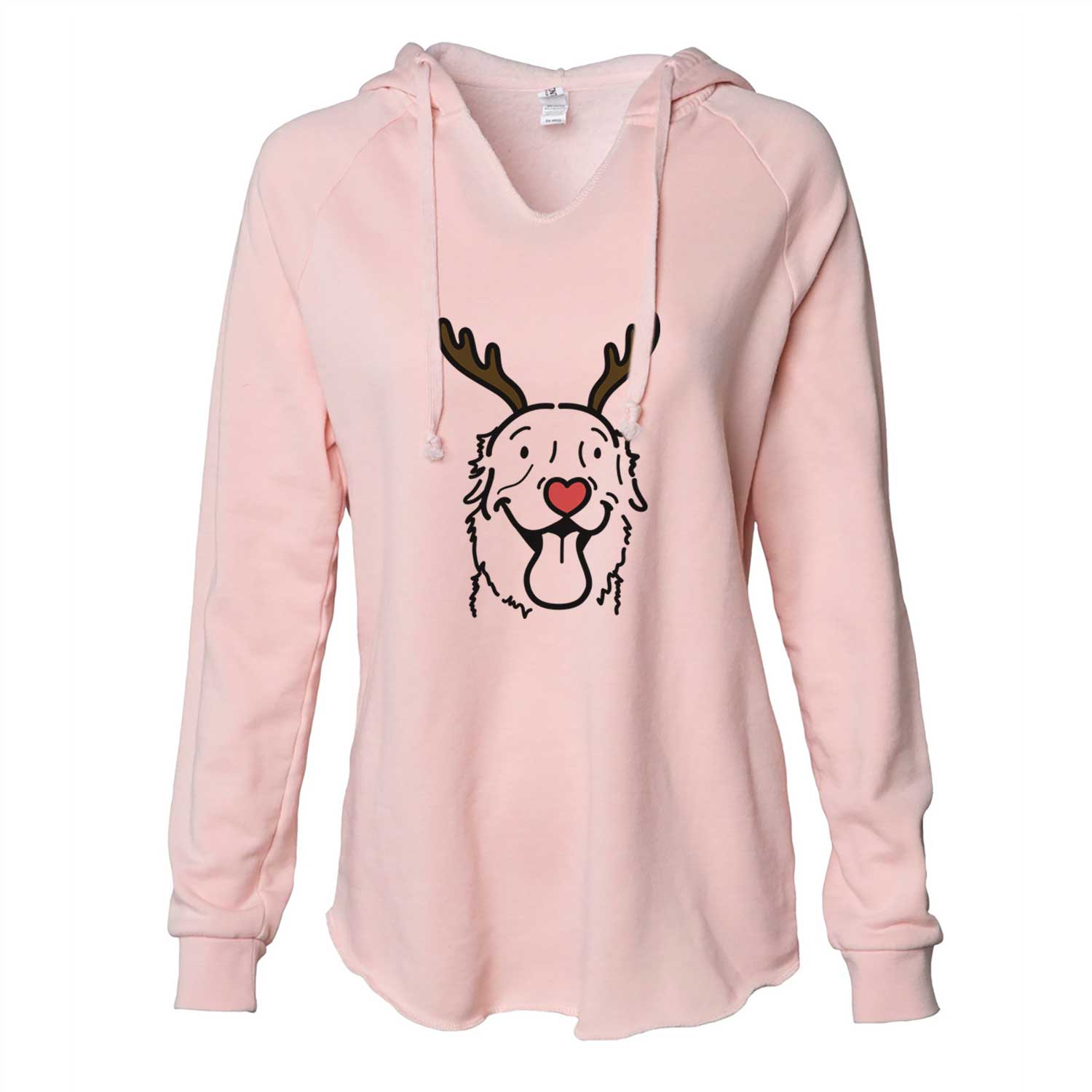 Red Nose Golden Retriever - Maple - Cali Wave Hooded Sweatshirt