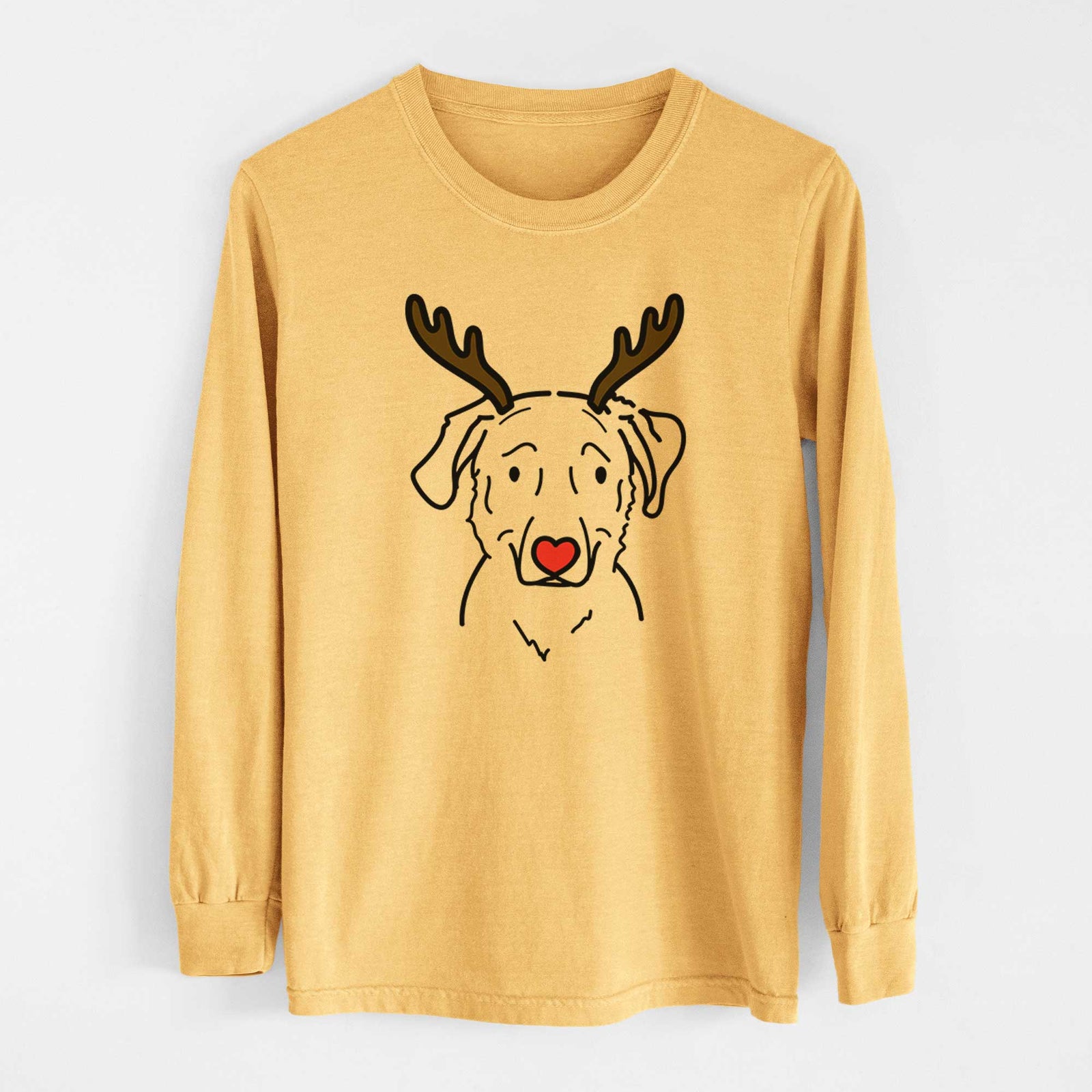 Red Nose Golden Retriever Mix - Mitzi - Heavyweight 100% Cotton Long Sleeve