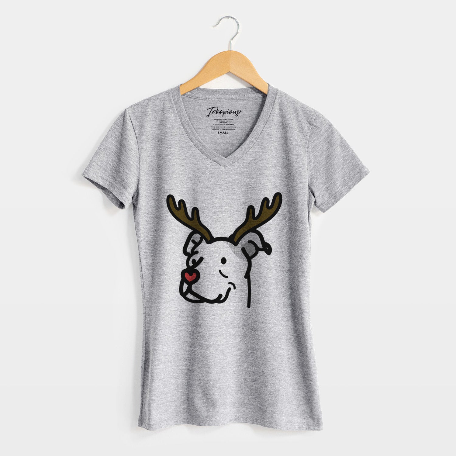 Red Nose Pitbull Mix - Mr. Sir - Women's V-neck Shirt