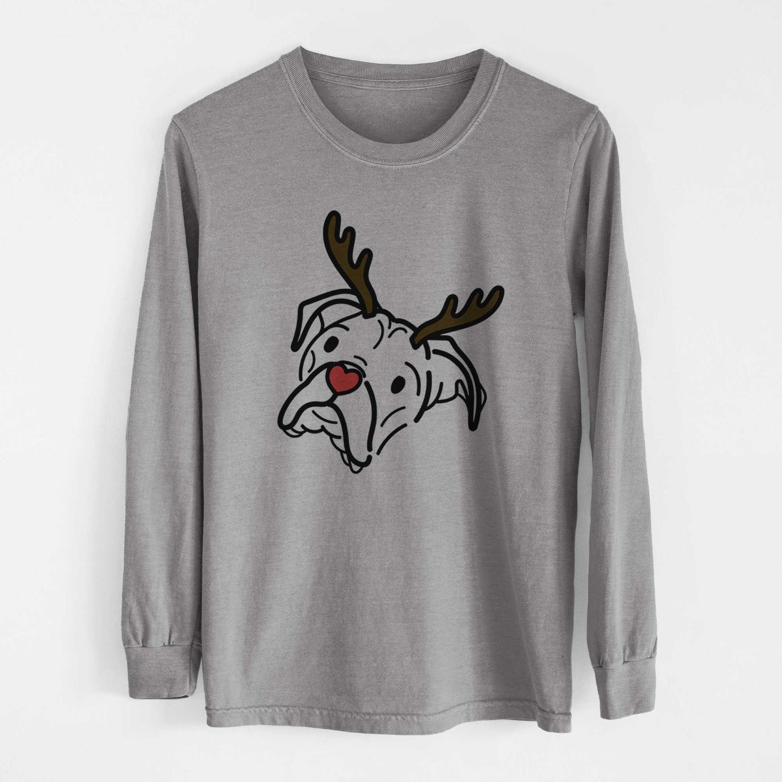 Red Nose Boxer - Noodle - Heavyweight 100% Cotton Long Sleeve