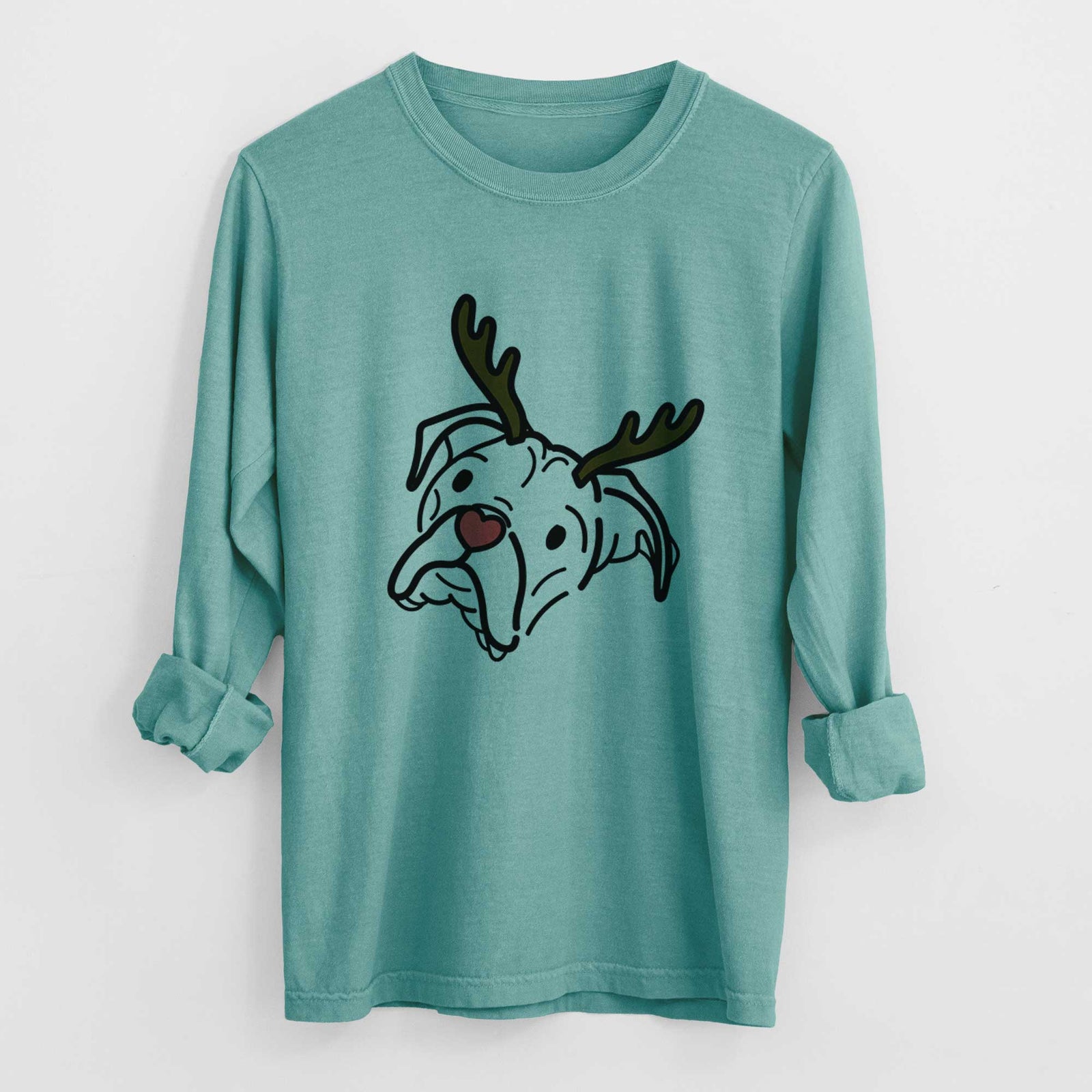 Red Nose Boxer - Noodle - Heavyweight 100% Cotton Long Sleeve