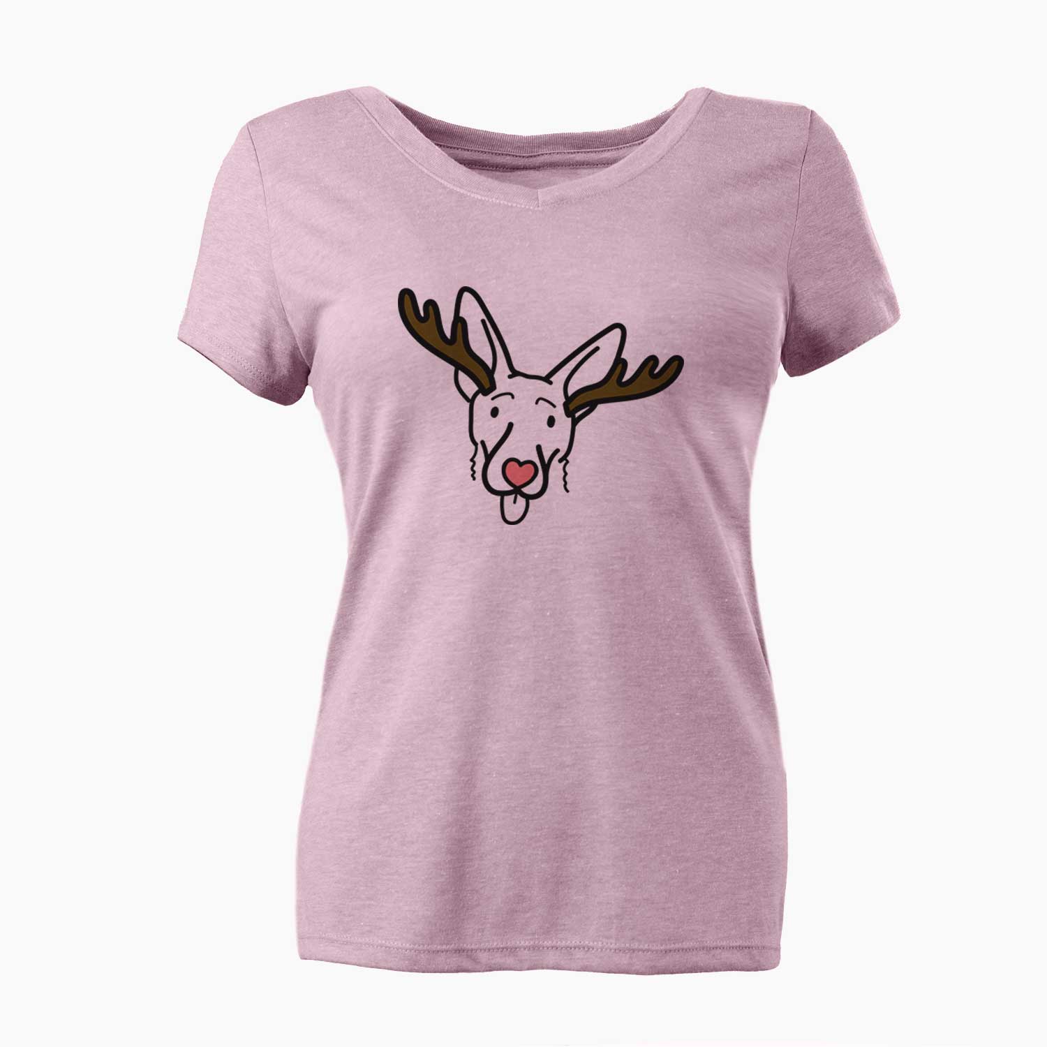 Red Nose Shepherd Mix - Rosie - Women's V-neck Shirt