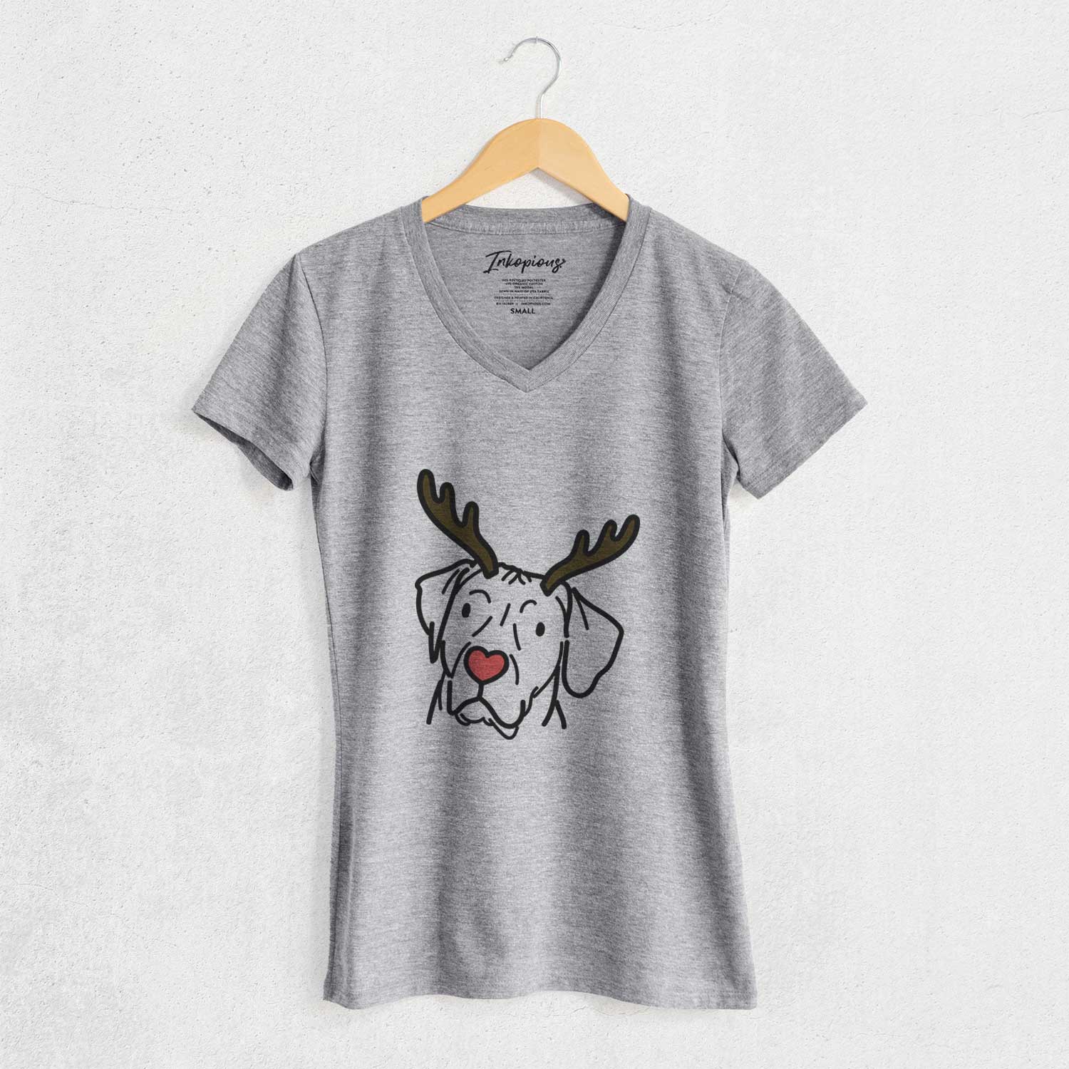 Red Nose Rhodesian Ridgeback - Tito - Women's V-neck Shirt