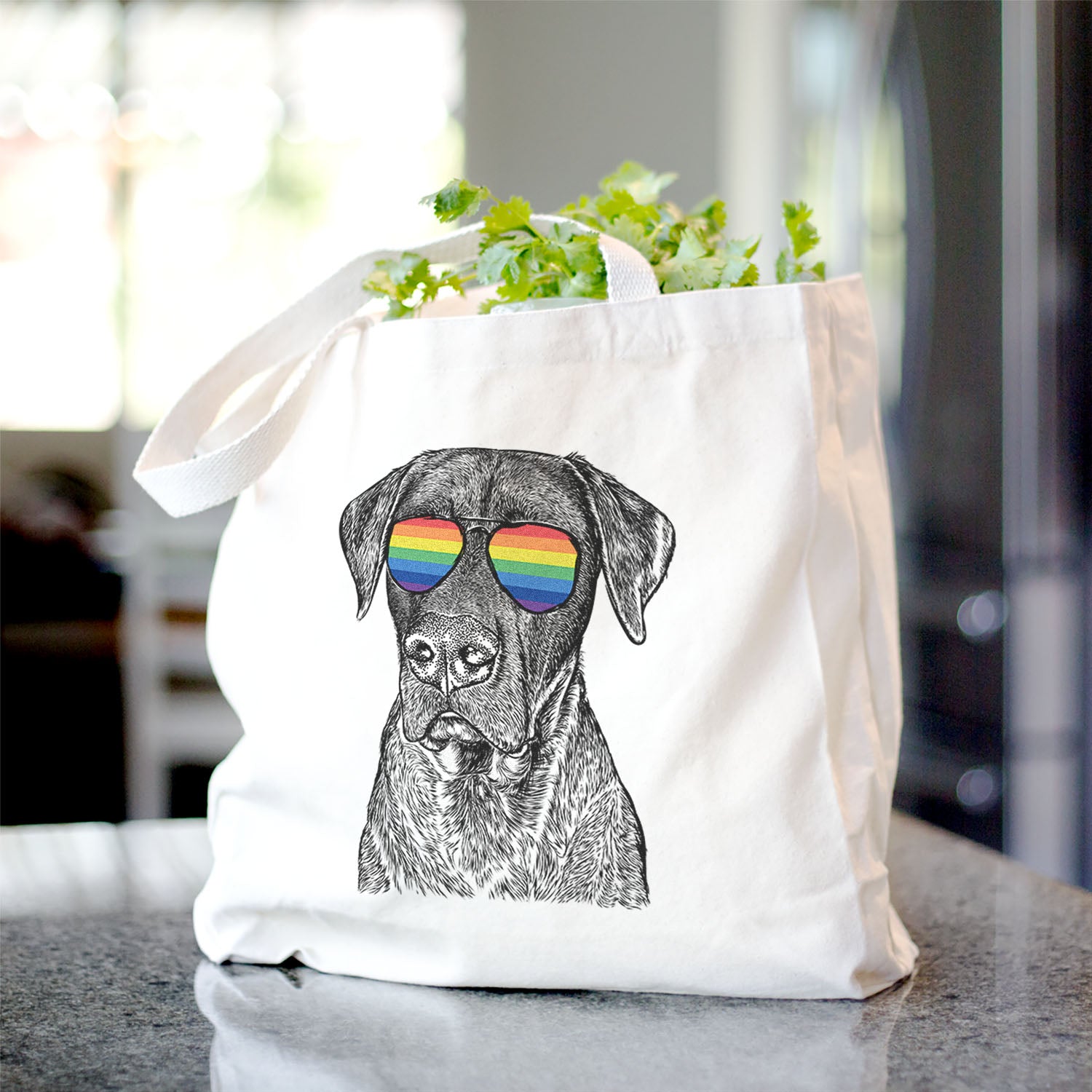 David the Boxador - Tote Bag
