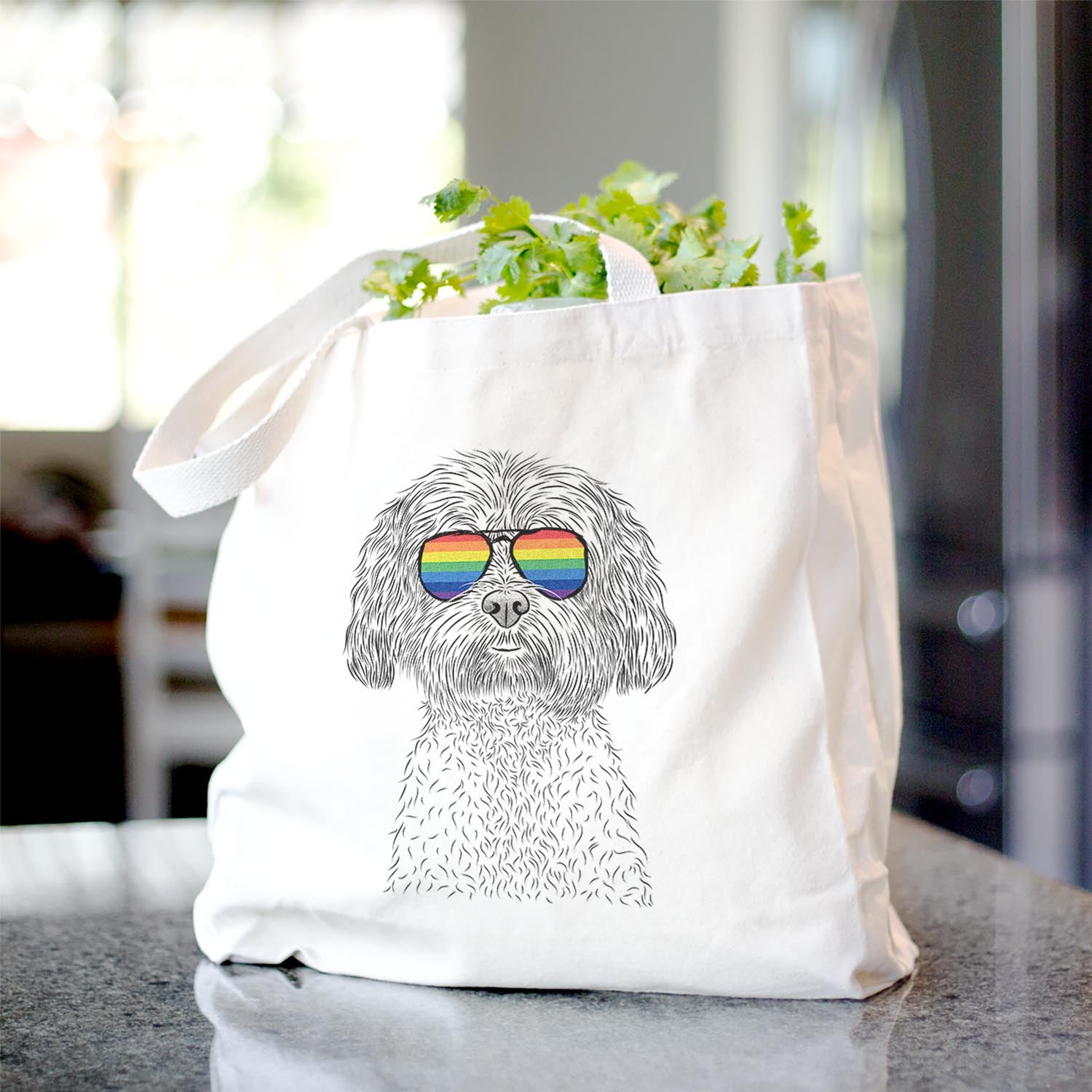 Lane the Lhasa Apso - Tote Bag