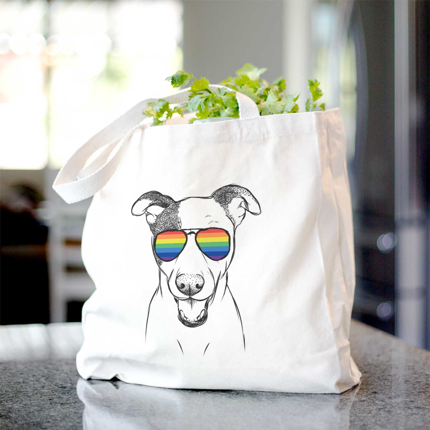 Bucky the Mixed Breed - Tote Bag