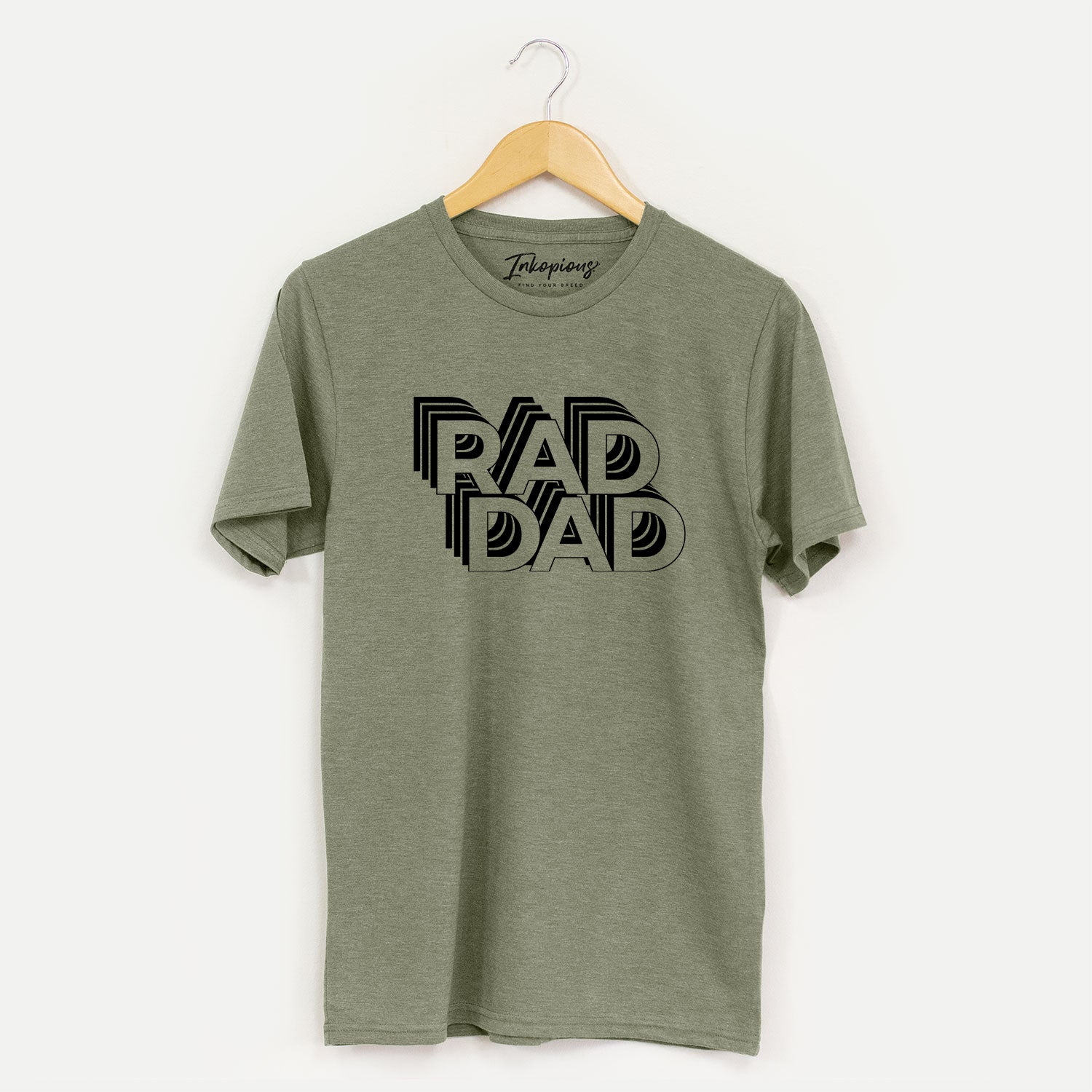 'Rad Dad - Electristack Collection' design on an Unisex crewneck