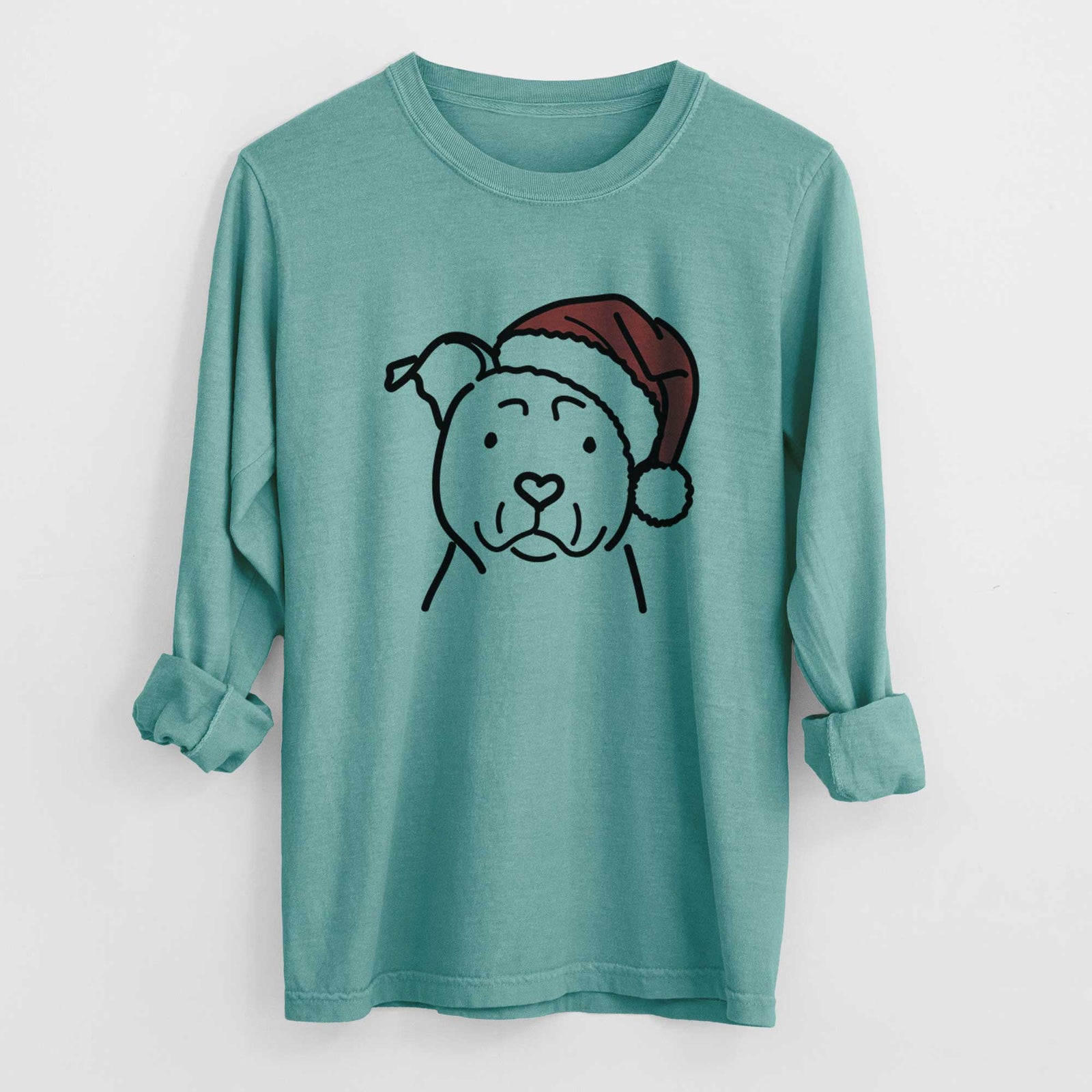 Jolly American Staffordshire Terrier - Heavyweight 100% Cotton Long Sleeve