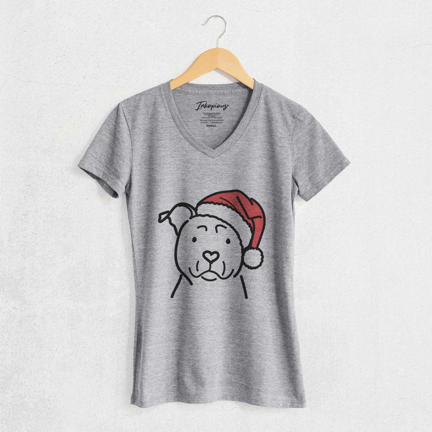 Jolly American Staffordshire Terrier - Women's V-neck Shirt