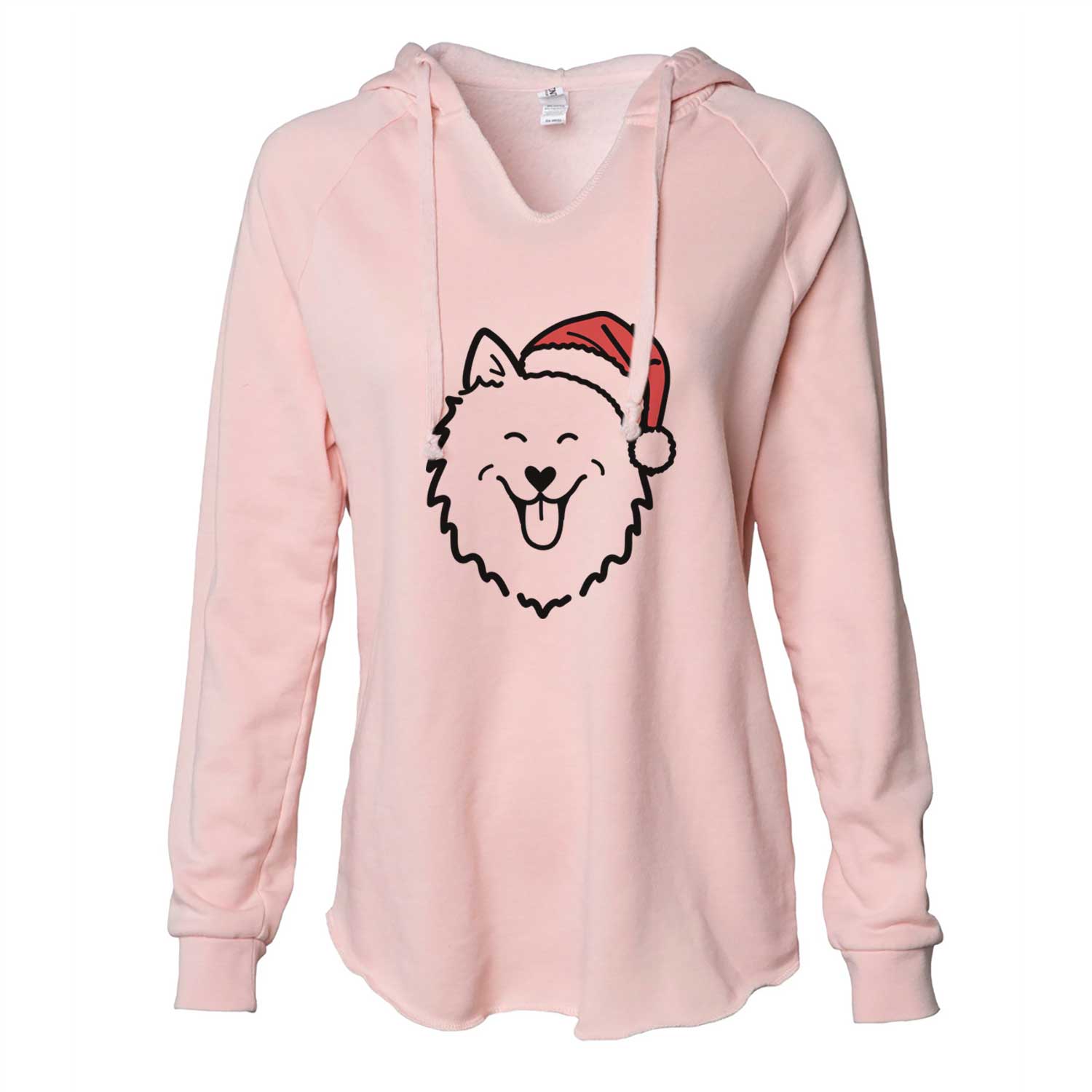 Jolly American Eskimo - Cali Wave Hooded Sweatshirt