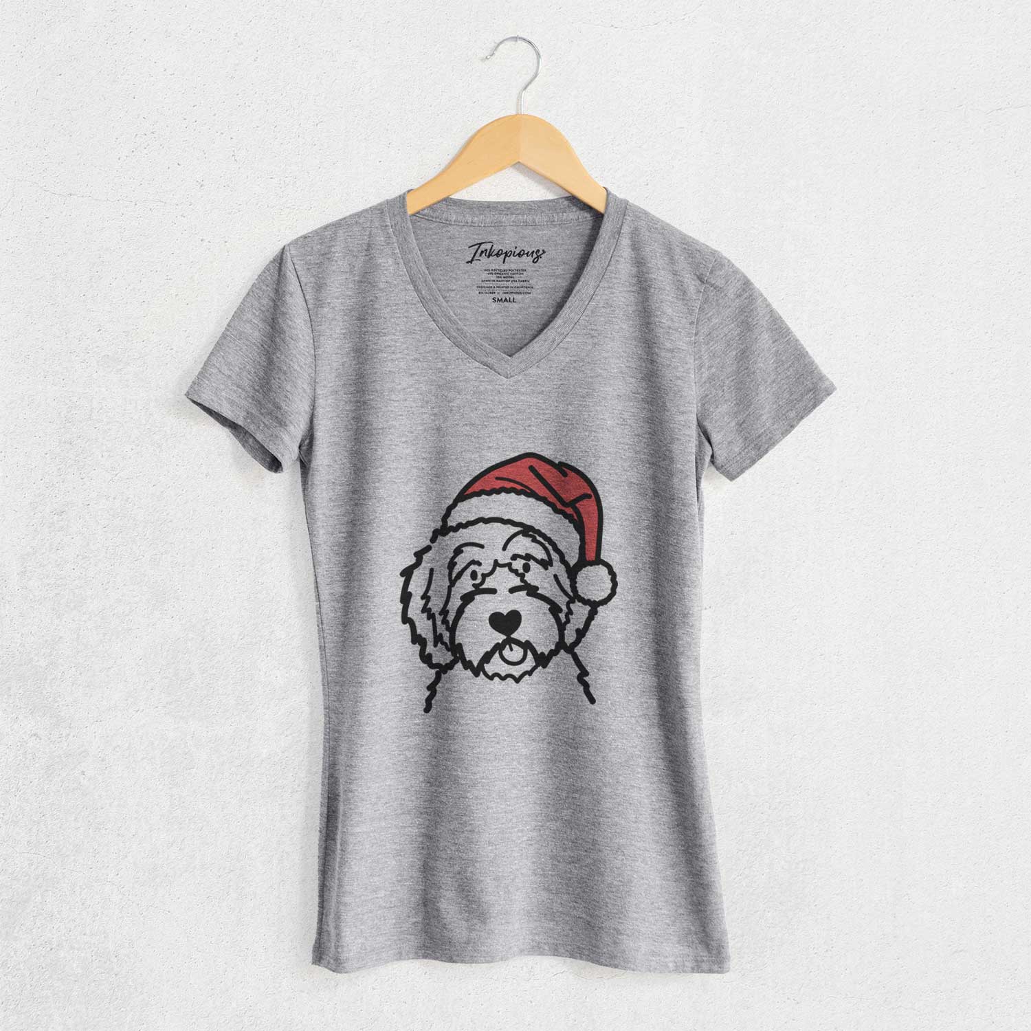 Jolly Aussiedoodle - Women's V-neck Shirt