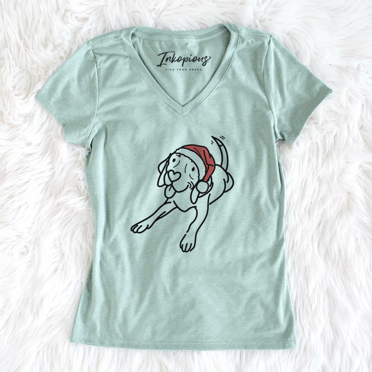 Jolly Beagle - Bagel - Women's V-neck Shirt