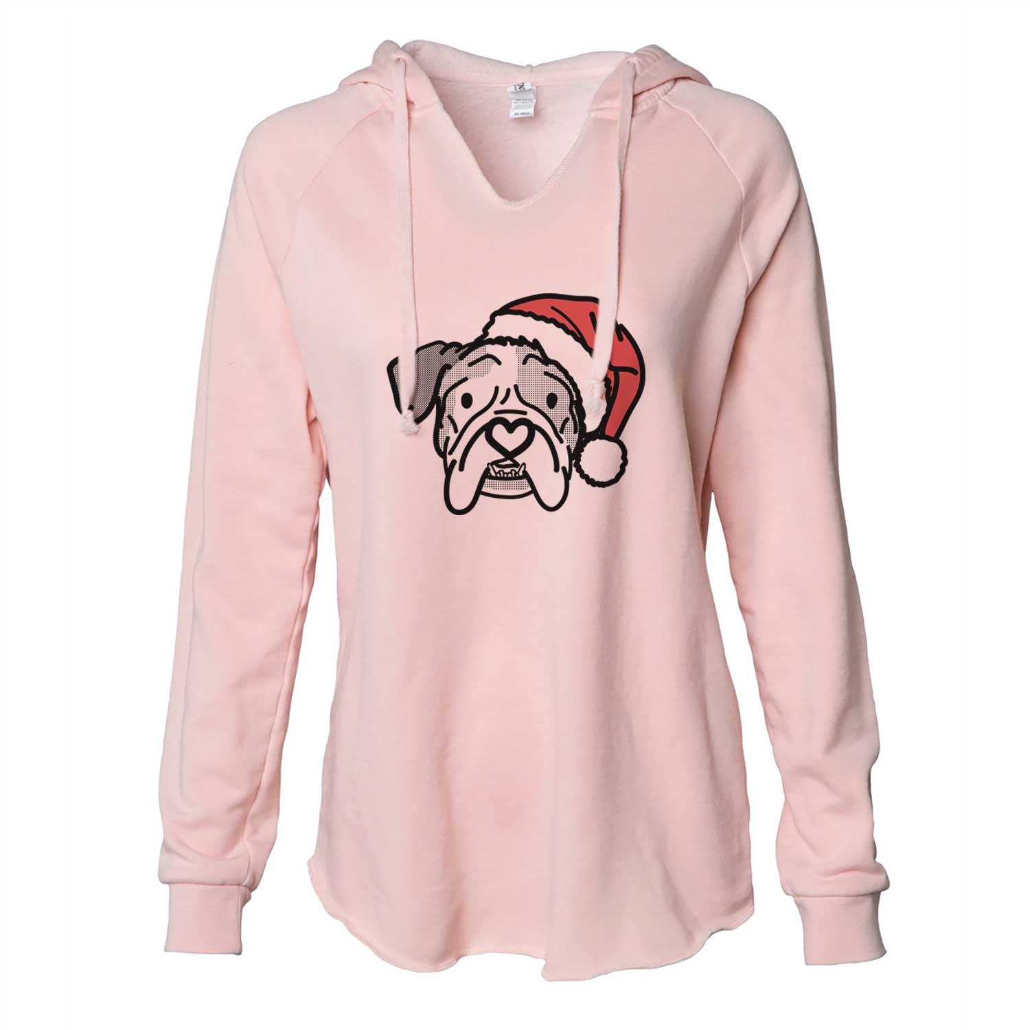 Jolly English Bulldog - Bailey - Cali Wave Hooded Sweatshirt