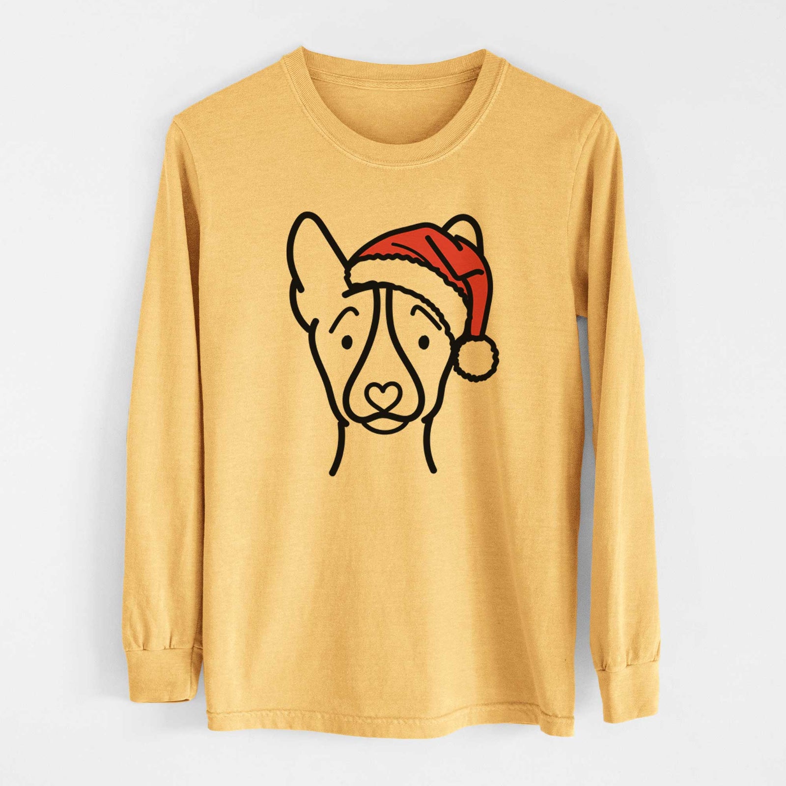 Jolly Basenji - Heavyweight 100% Cotton Long Sleeve