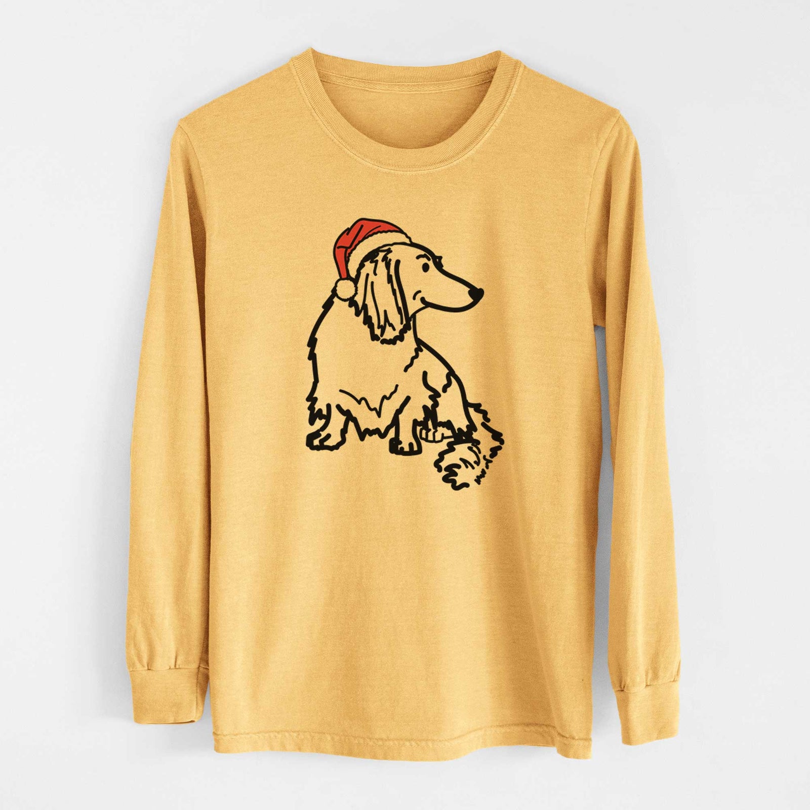 Jolly Dachshund - Bella - Heavyweight 100% Cotton Long Sleeve