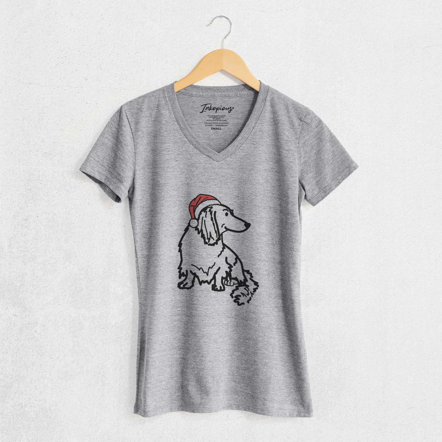 Jolly Dachshund - Bella - Women's V-neck Shirt