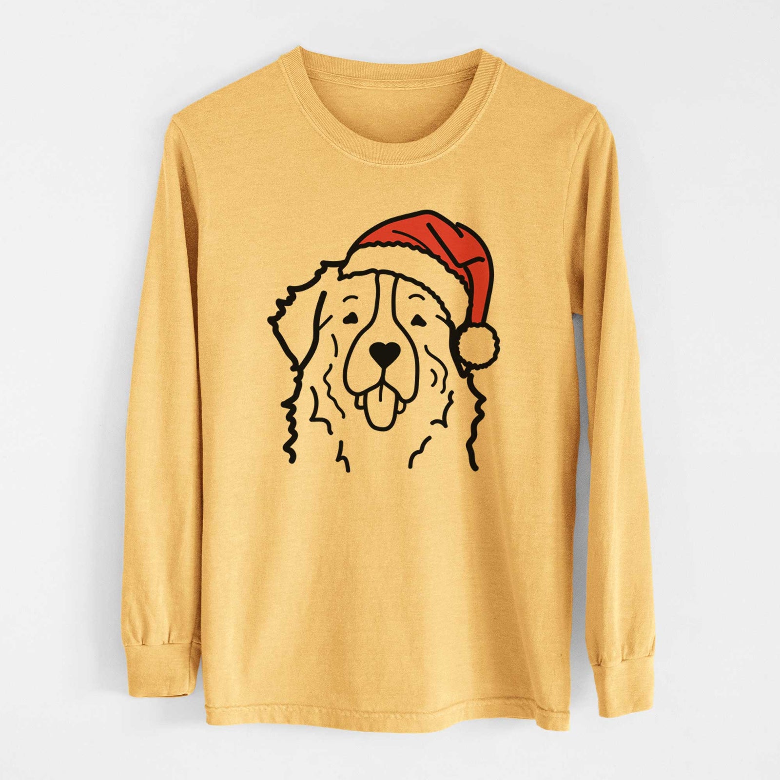 Jolly Bernese Mountain Dog - Heavyweight 100% Cotton Long Sleeve