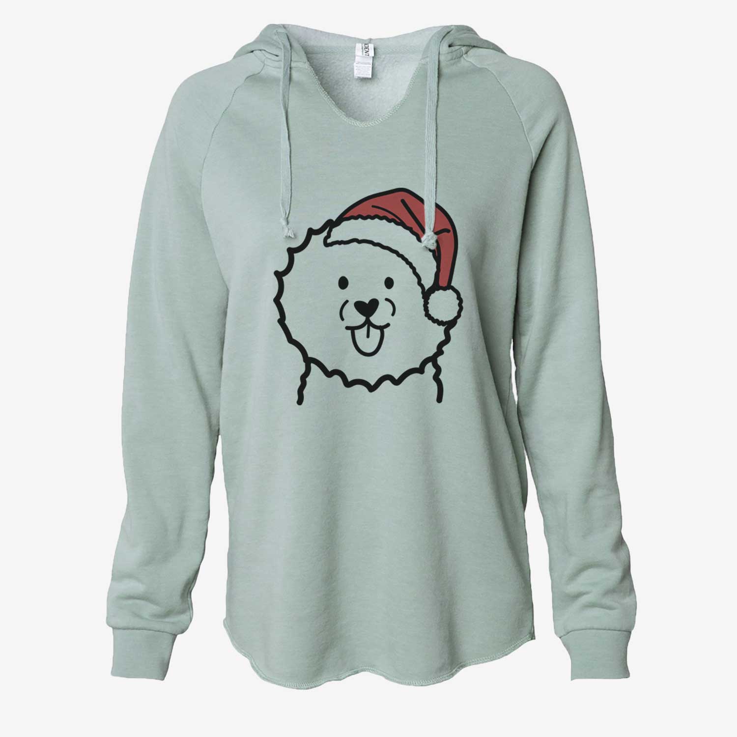 Jolly Bichon Frise - Cali Wave Hooded Sweatshirt