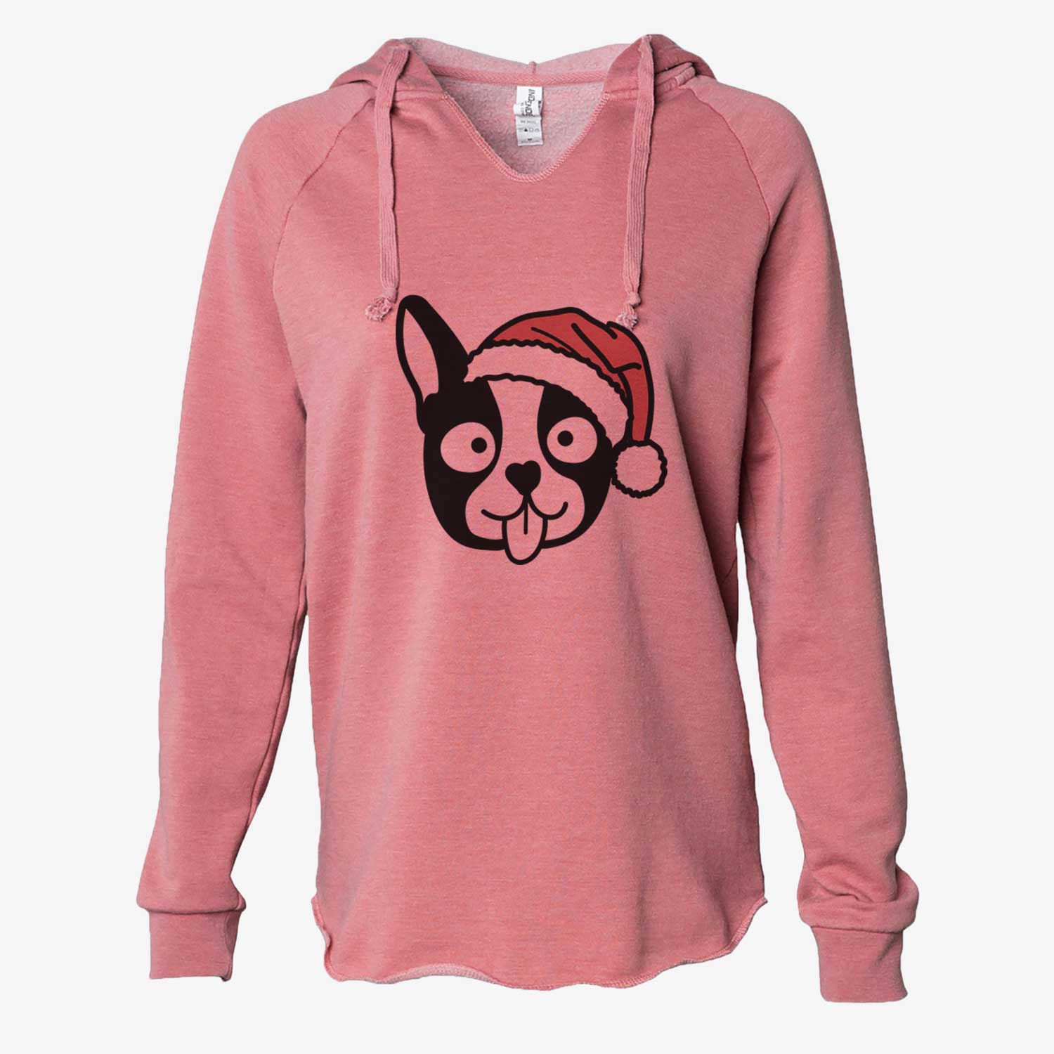 Jolly Boston Terrier - Cali Wave Hooded Sweatshirt