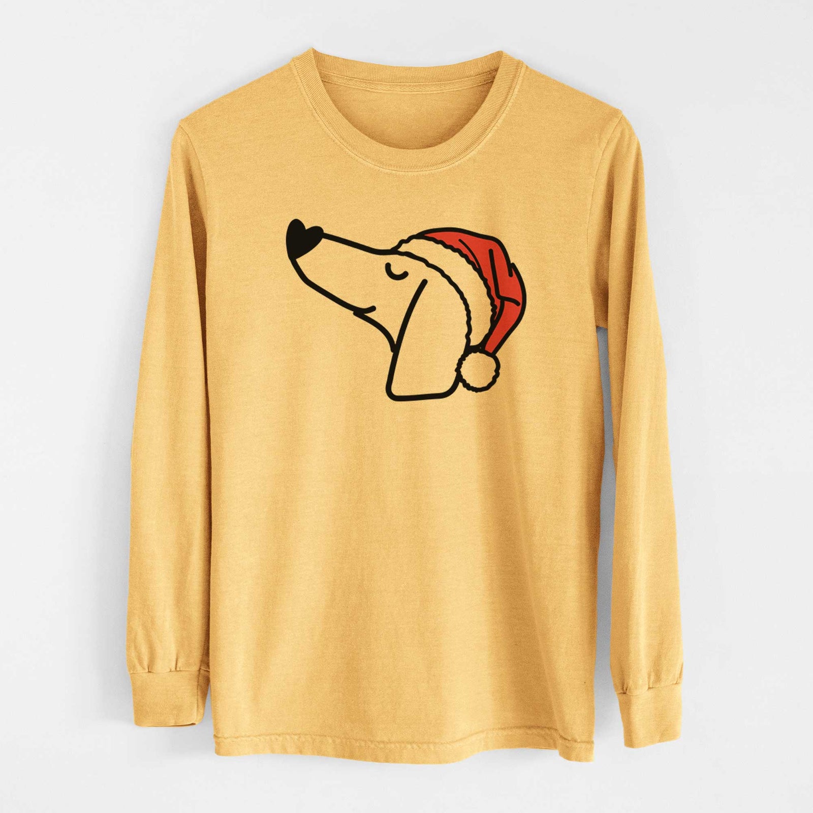 Jolly Dachshund - Heavyweight 100% Cotton Long Sleeve