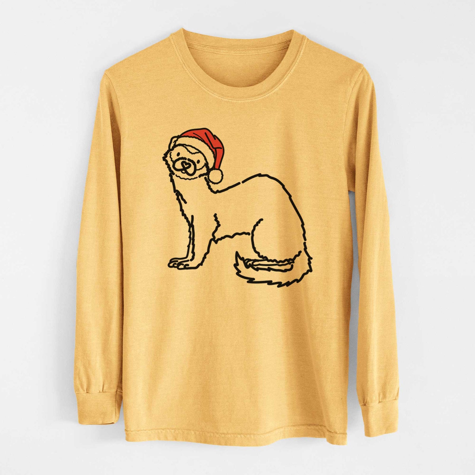 Jolly Ferret - Fern - Heavyweight 100% Cotton Long Sleeve