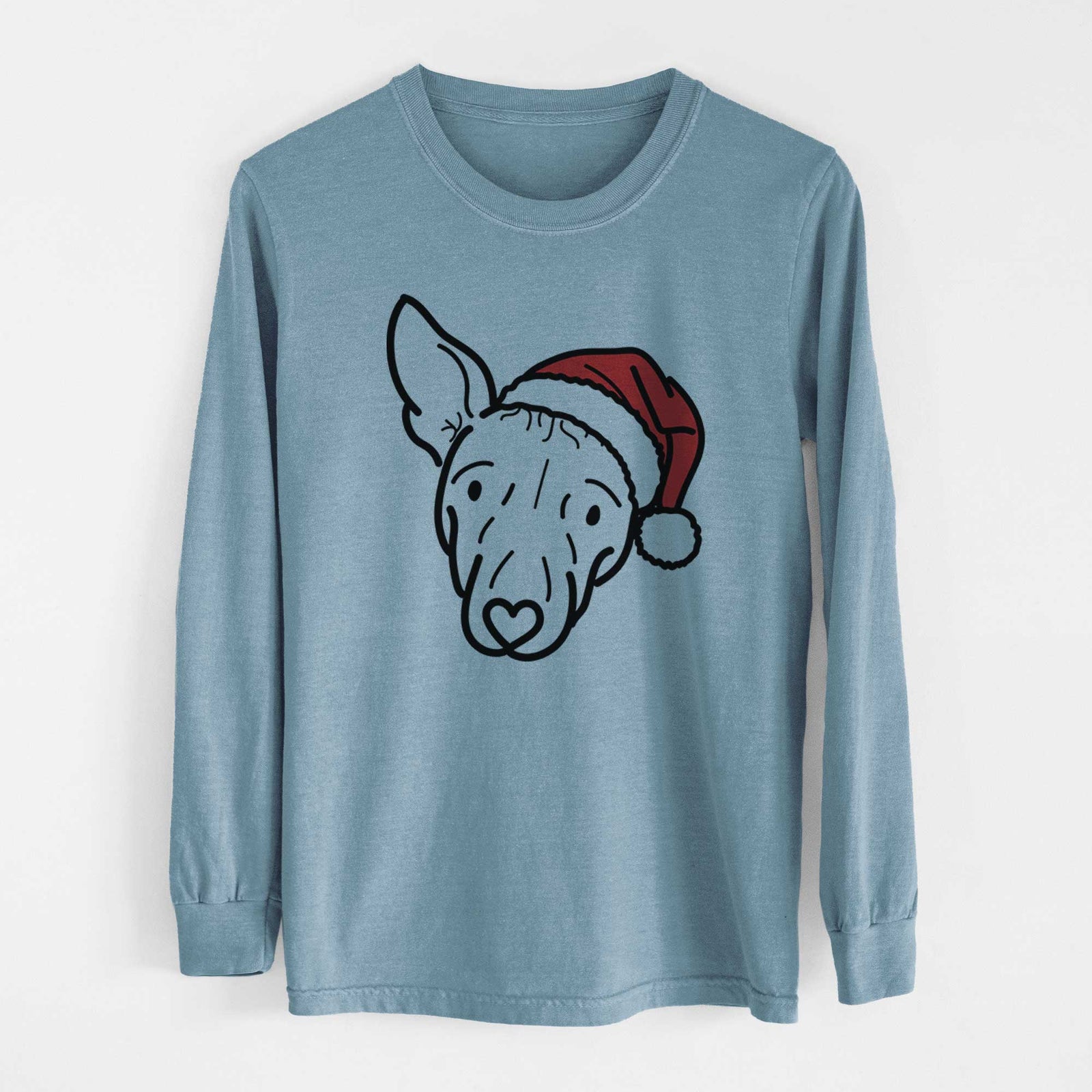 Jolly American Hairless Terrier - Georgia - Heavyweight 100% Cotton Long Sleeve