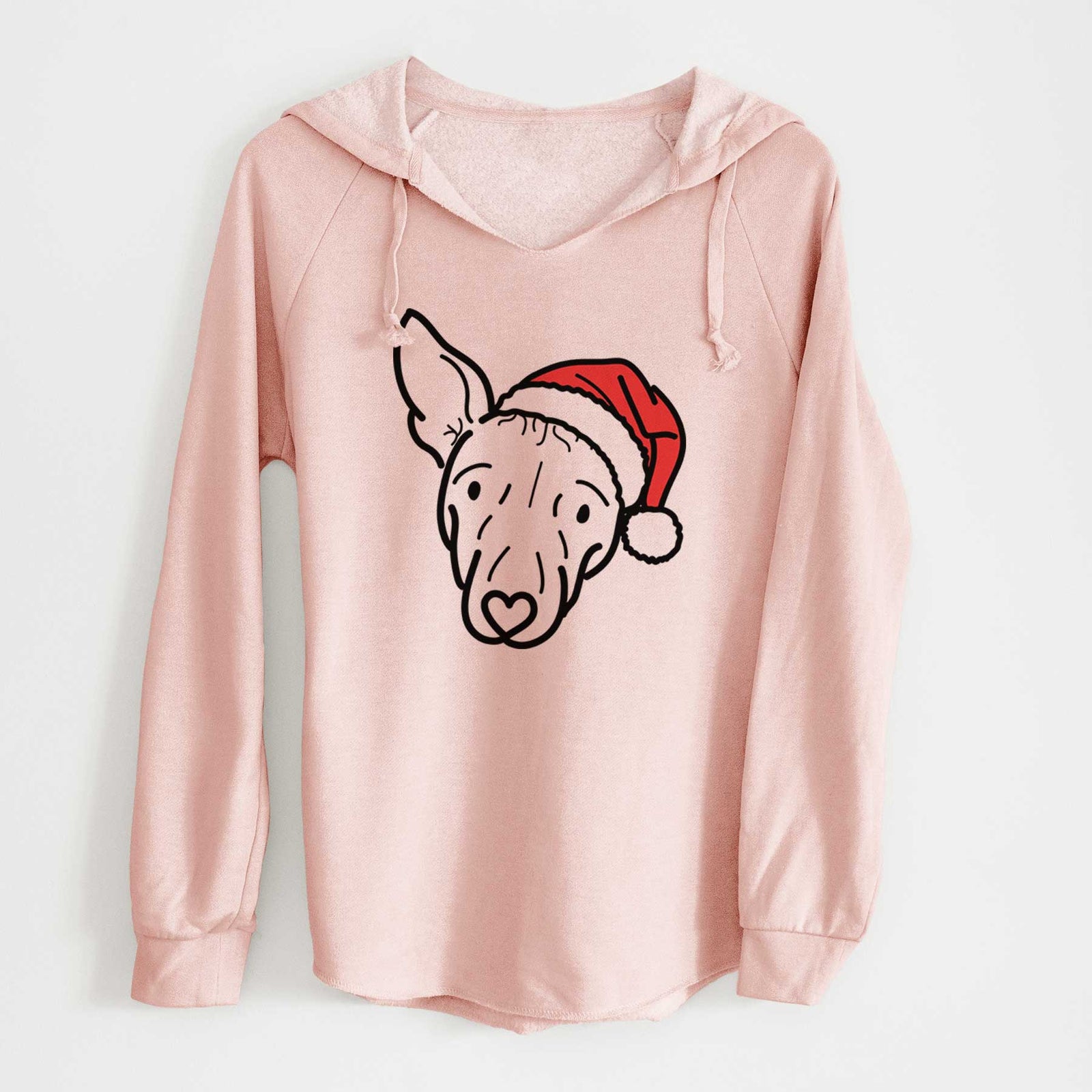 Jolly American Hairless Terrier - Georgia - Cali Wave Hooded Sweatshirt