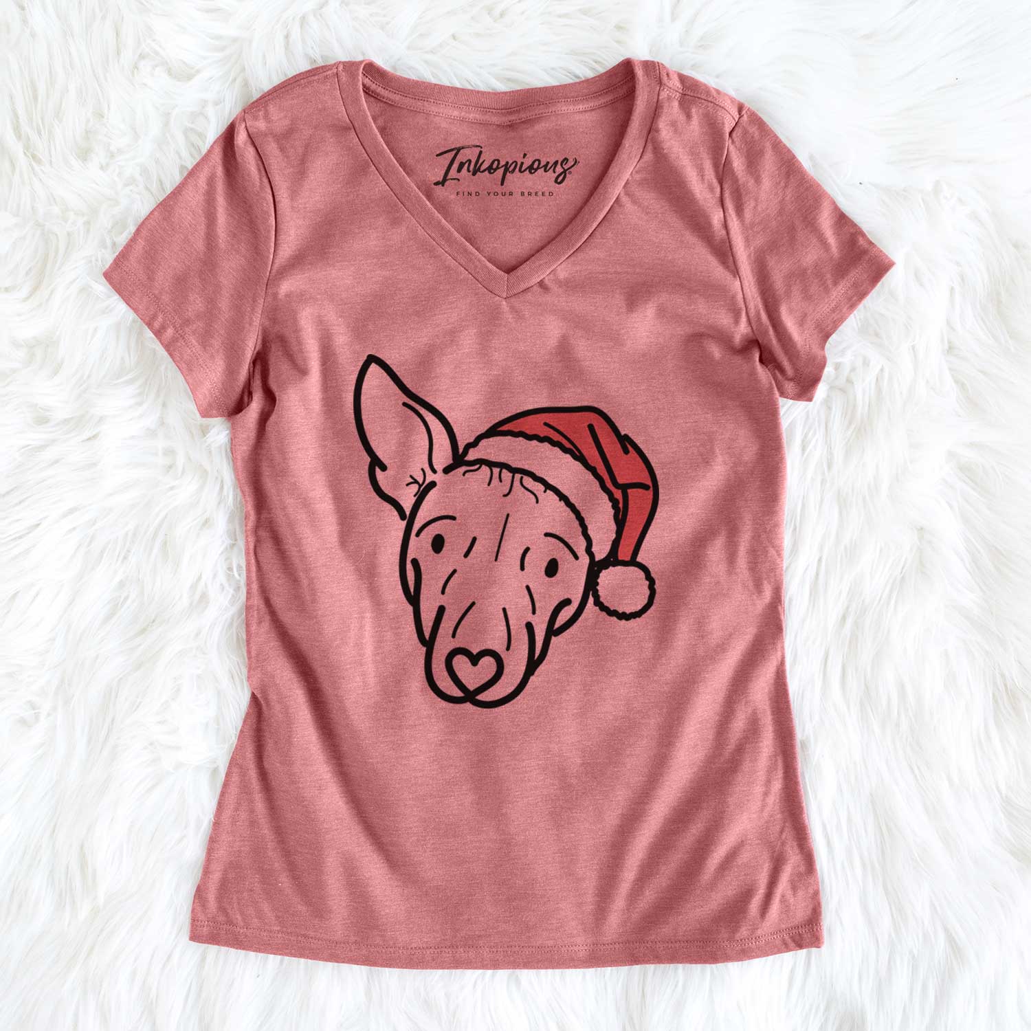 Jolly American Hairless Terrier - Georgia - Women's V-neck Shirt