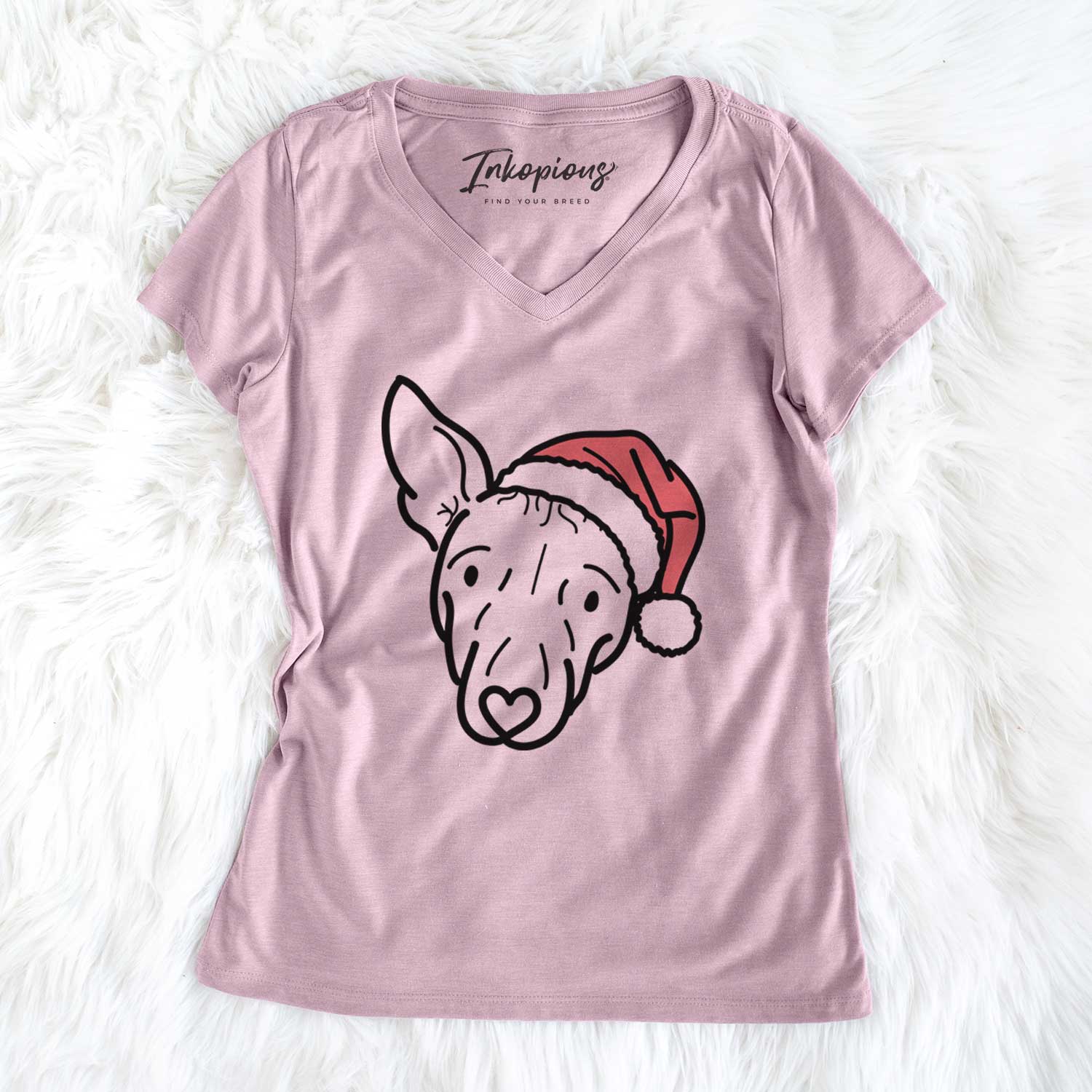 Jolly American Hairless Terrier - Georgia - Women's V-neck Shirt