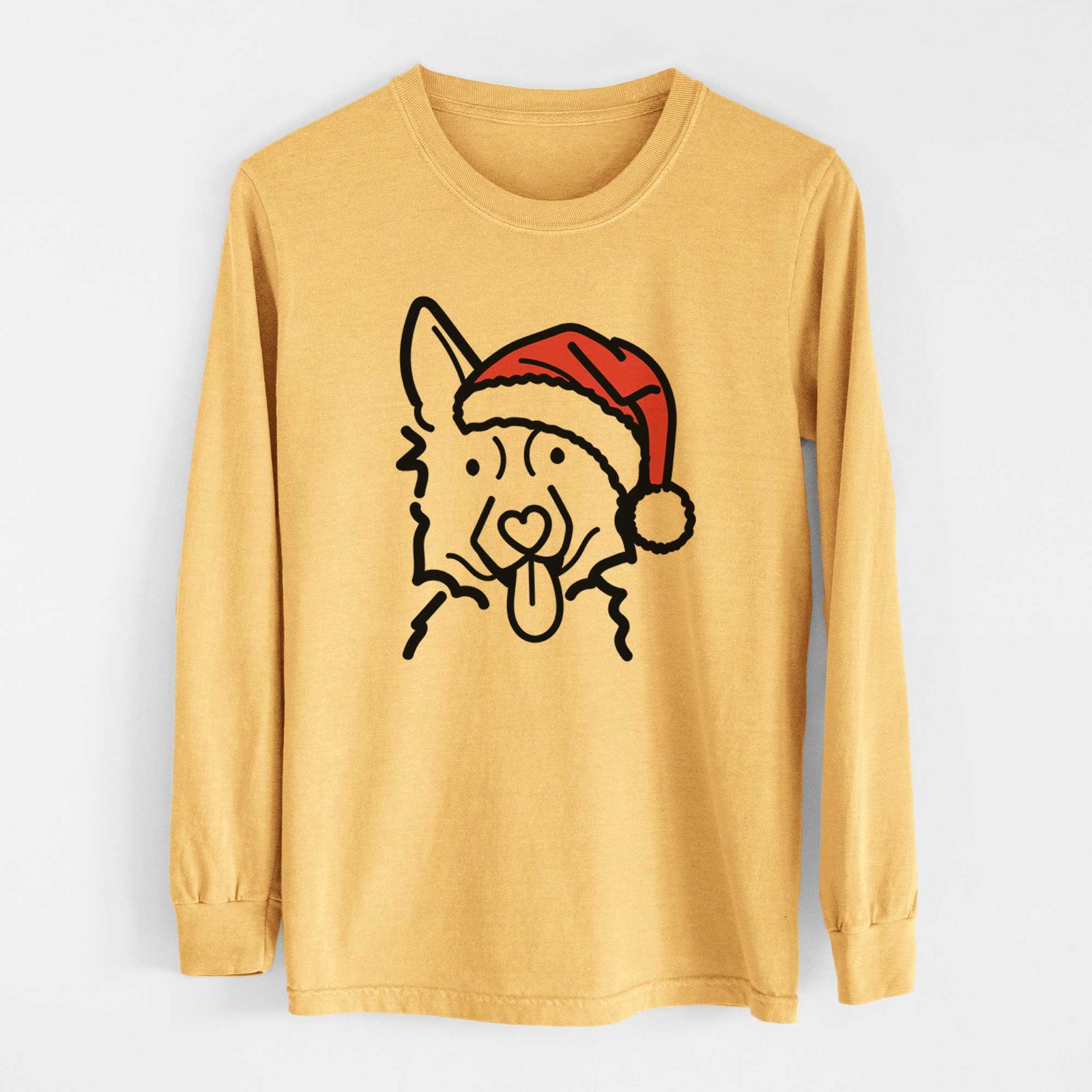 Jolly German Shepherd - Heavyweight 100% Cotton Long Sleeve