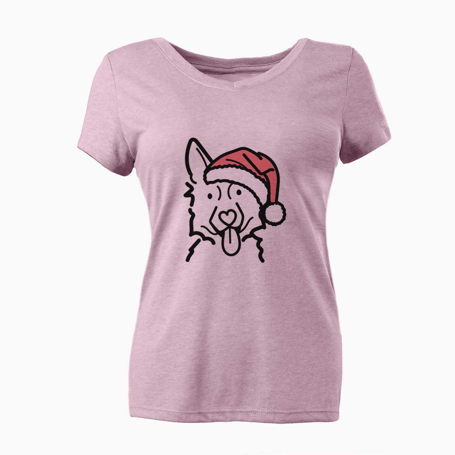 Jolly German Shepherd - Women's V-neck Shirt
