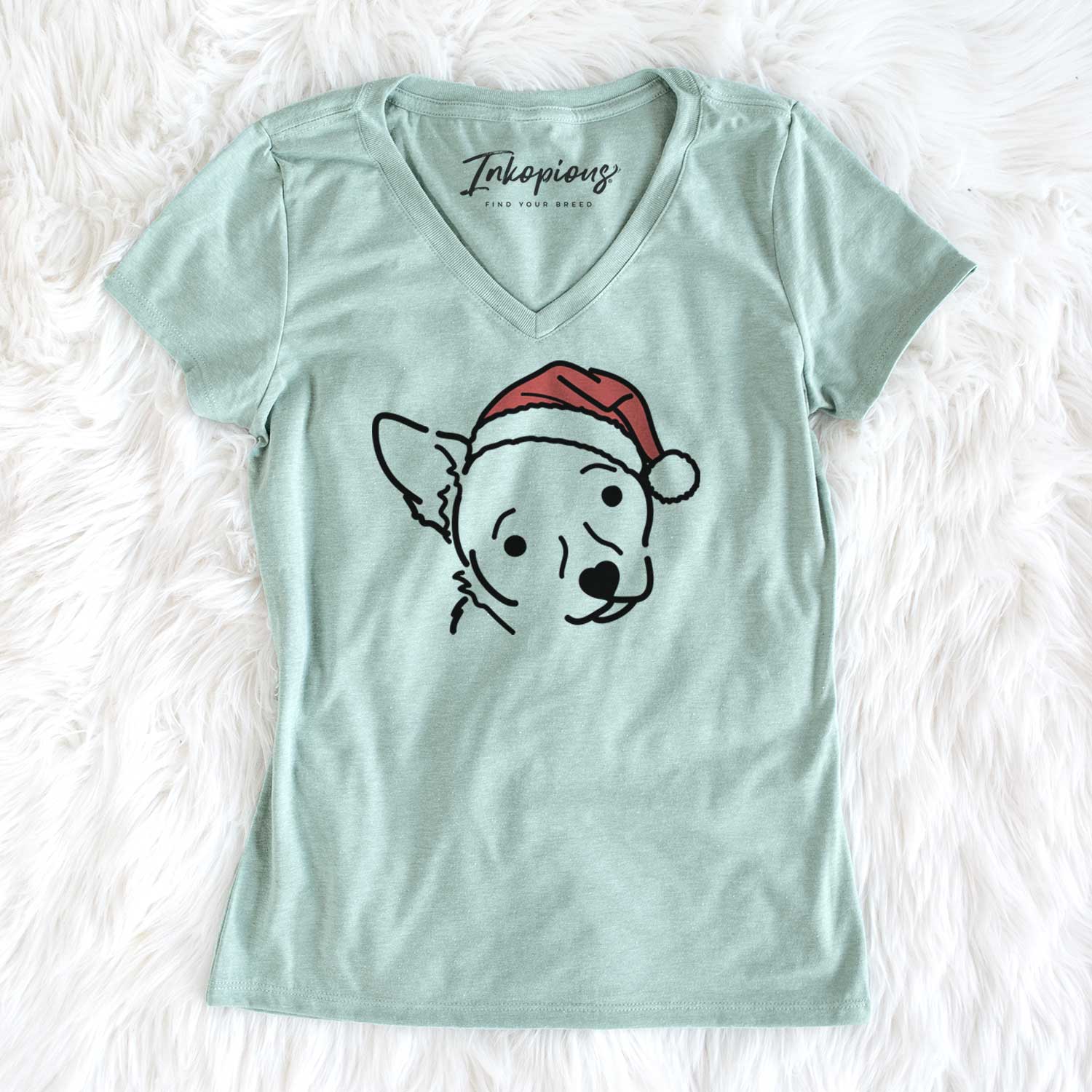 Jolly Chihuahua Mix - GiGi - Women's V-neck Shirt