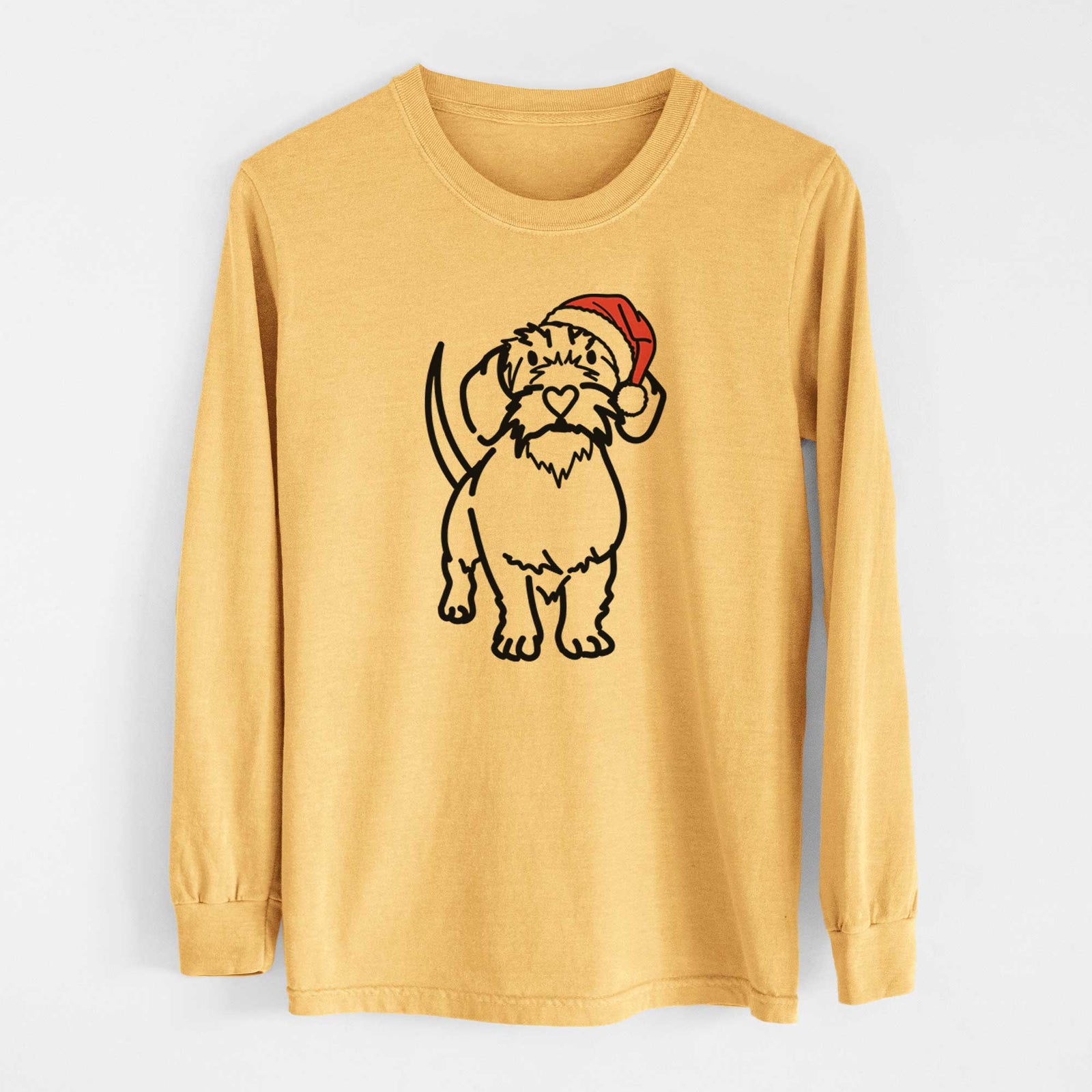 Jolly Wire Dachshund - Henry - Heavyweight 100% Cotton Long Sleeve