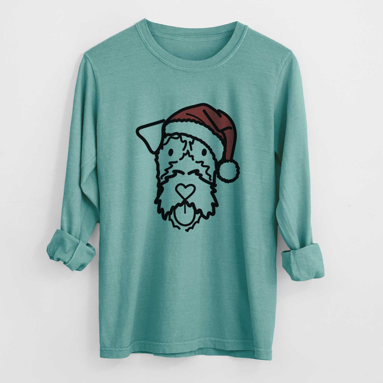 Jolly Irish Terrier - Heavyweight 100% Cotton Long Sleeve