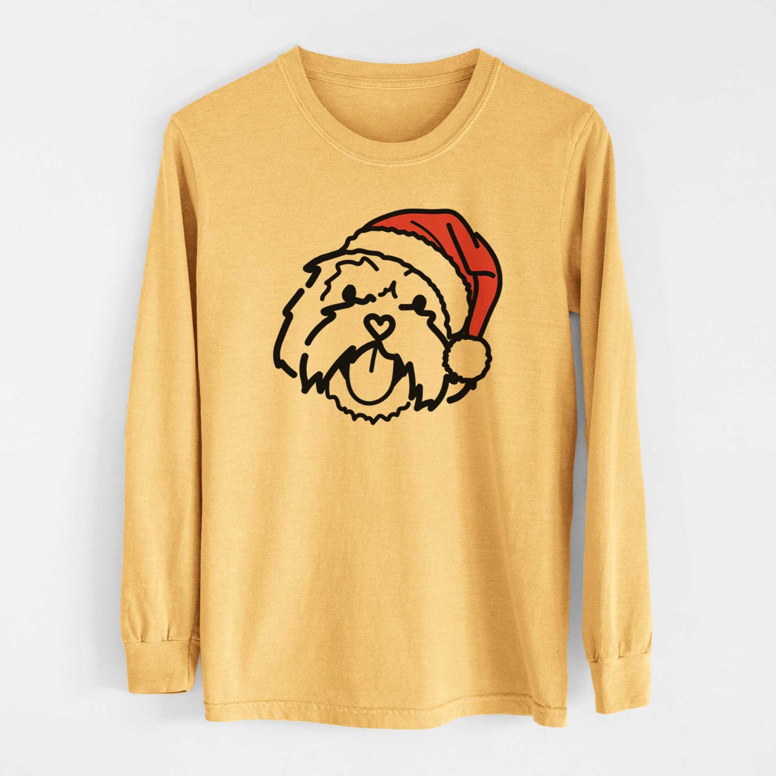 Jolly Lhasa Apso - Keia - Heavyweight 100% Cotton Long Sleeve