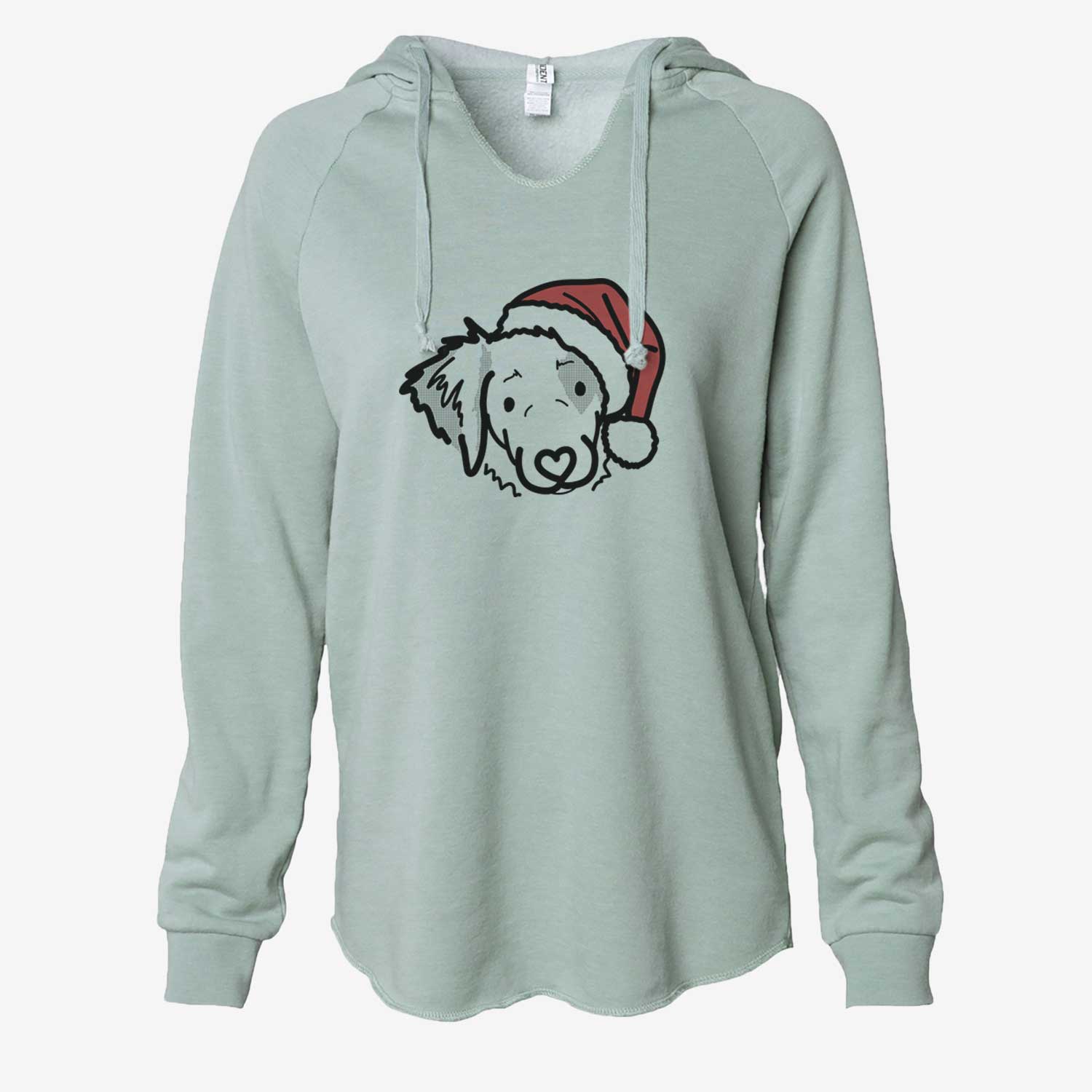 Jolly Brittany Spaniel - Kiva - Cali Wave Hooded Sweatshirt