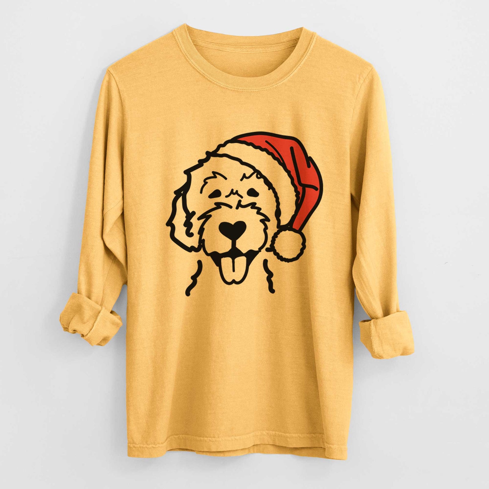 Jolly Labradoodle - Heavyweight 100% Cotton Long Sleeve