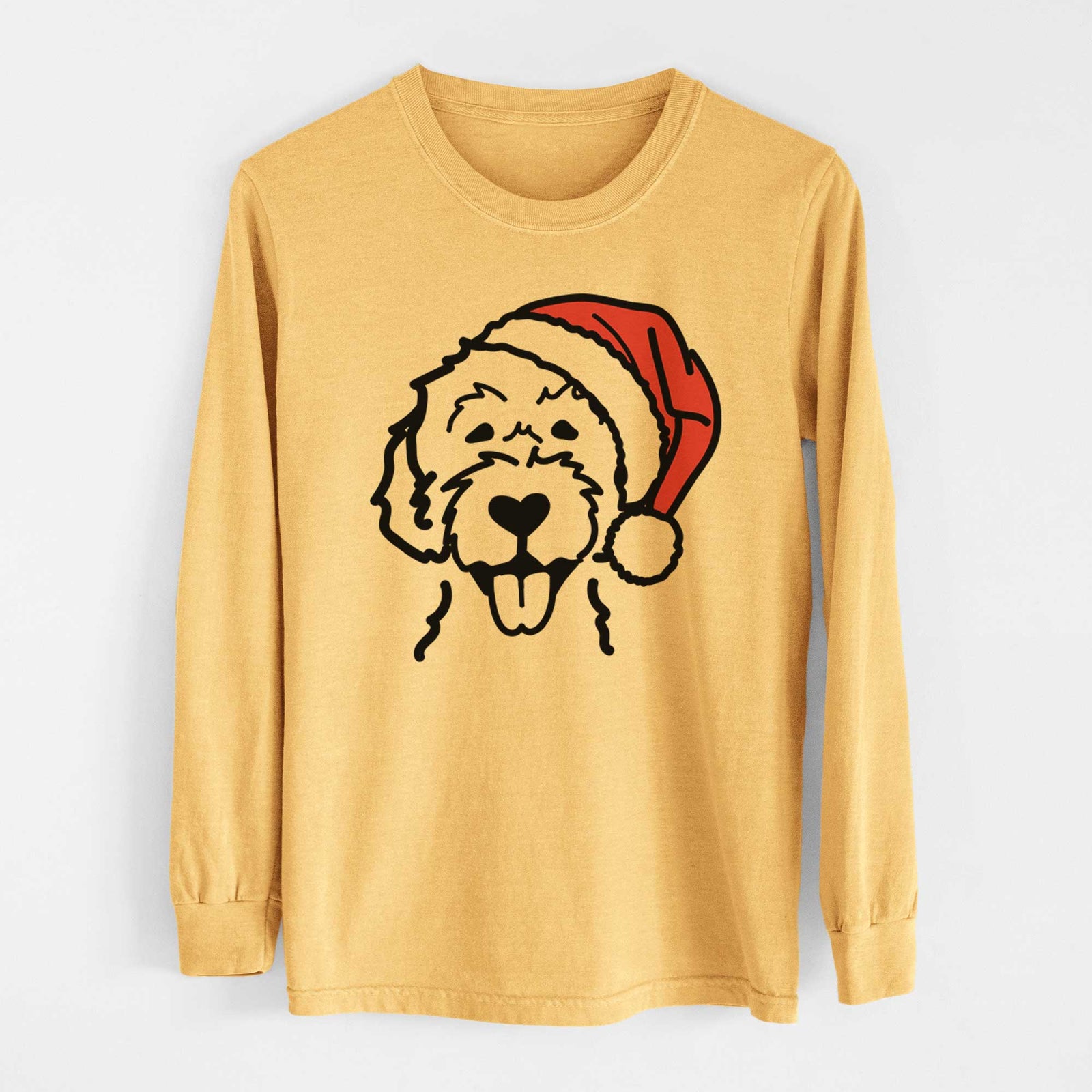Jolly Labradoodle - Heavyweight 100% Cotton Long Sleeve