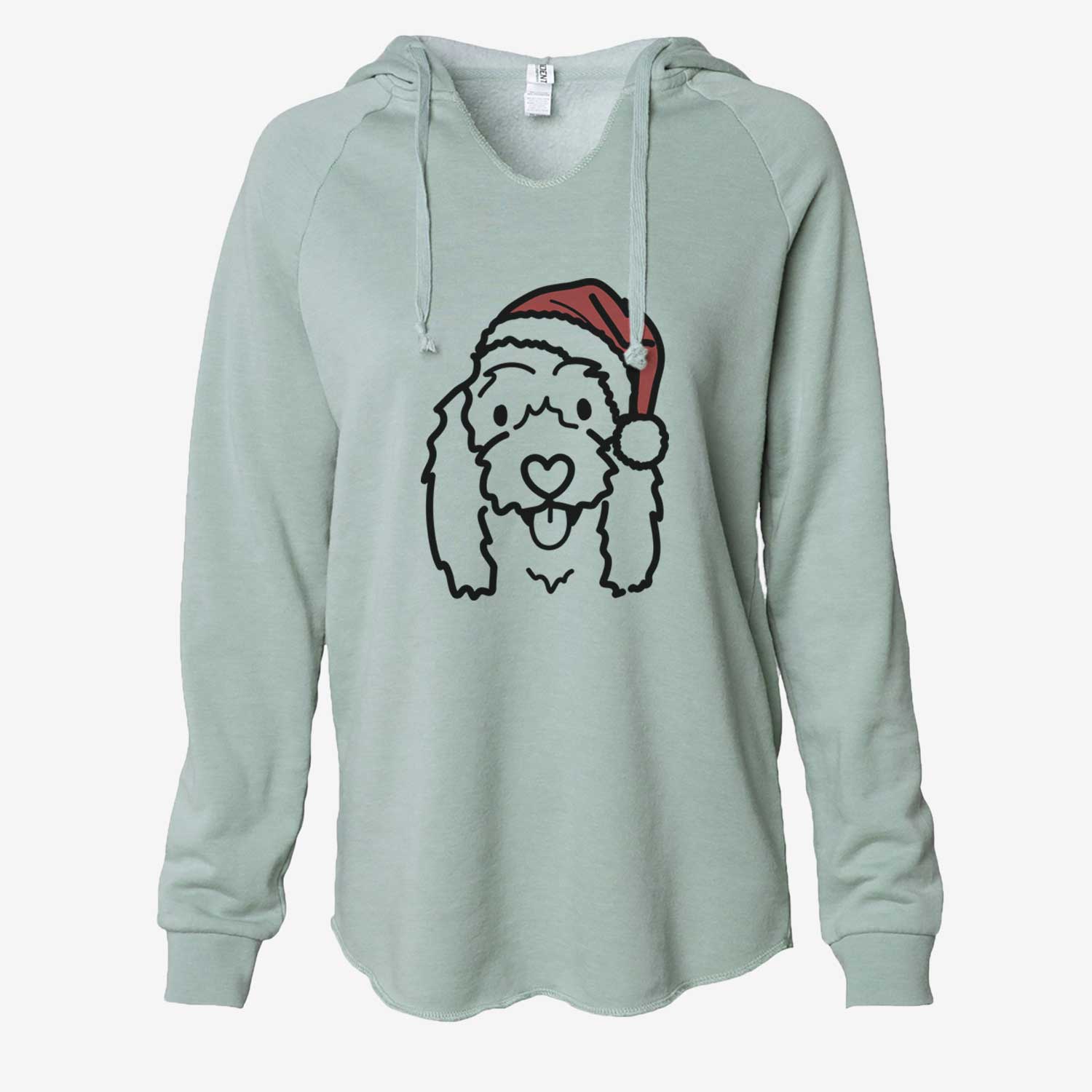 Jolly Coton de Tulear - Louie - Cali Wave Hooded Sweatshirt