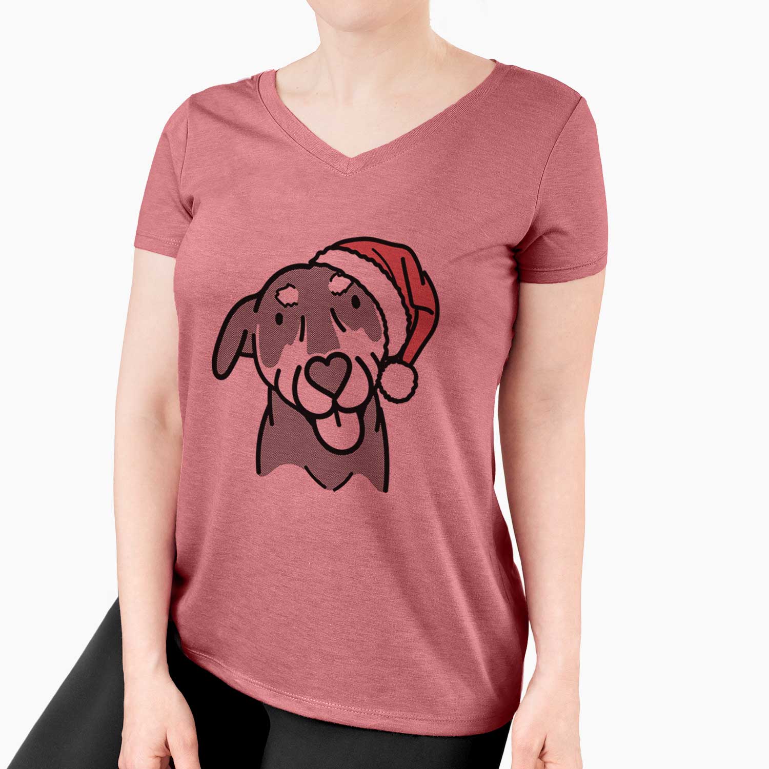 Jolly Mixed Breed - Lousia - Women's V-neck Shirt