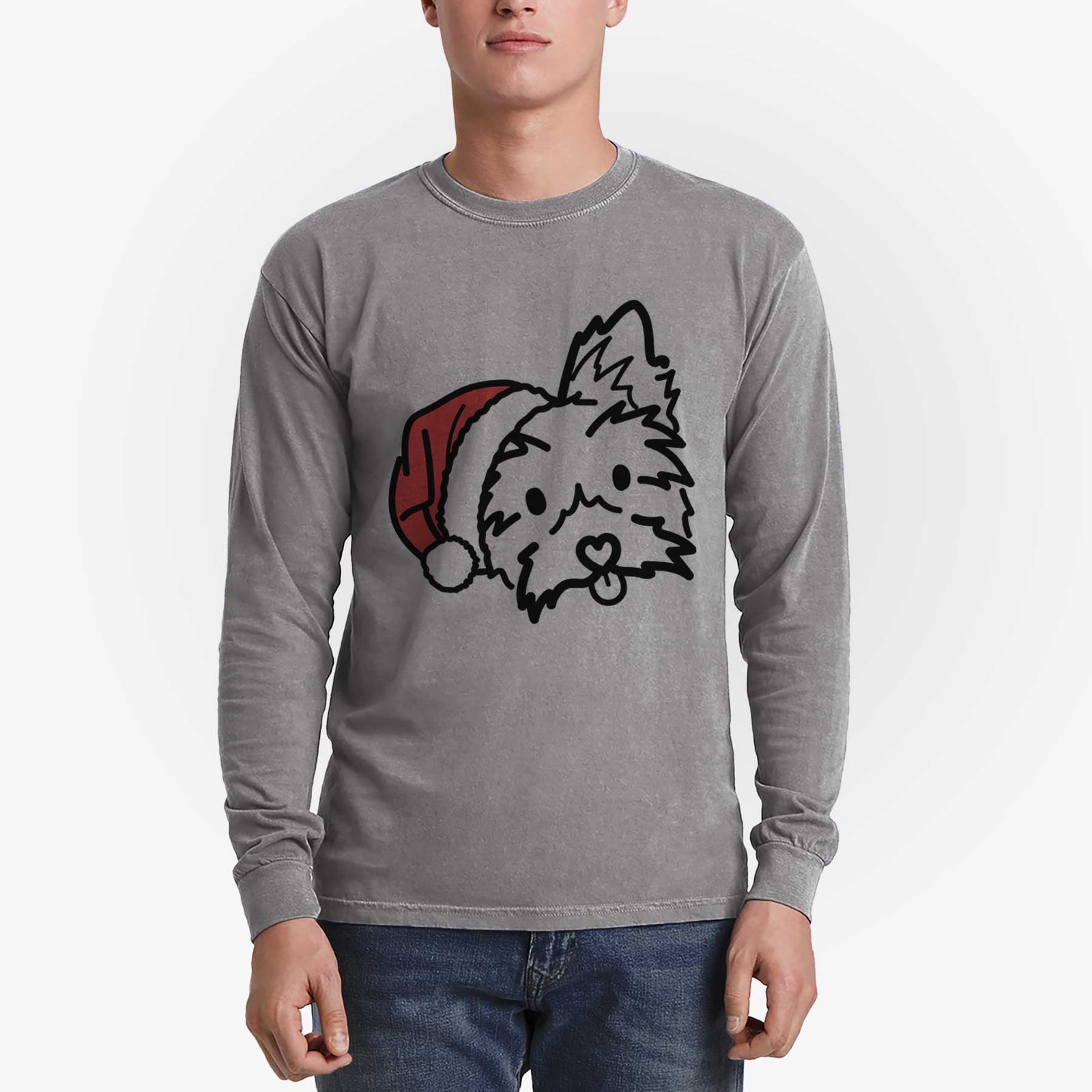 Jolly Yorkshire Terrier - Luna - Heavyweight 100% Cotton Long Sleeve