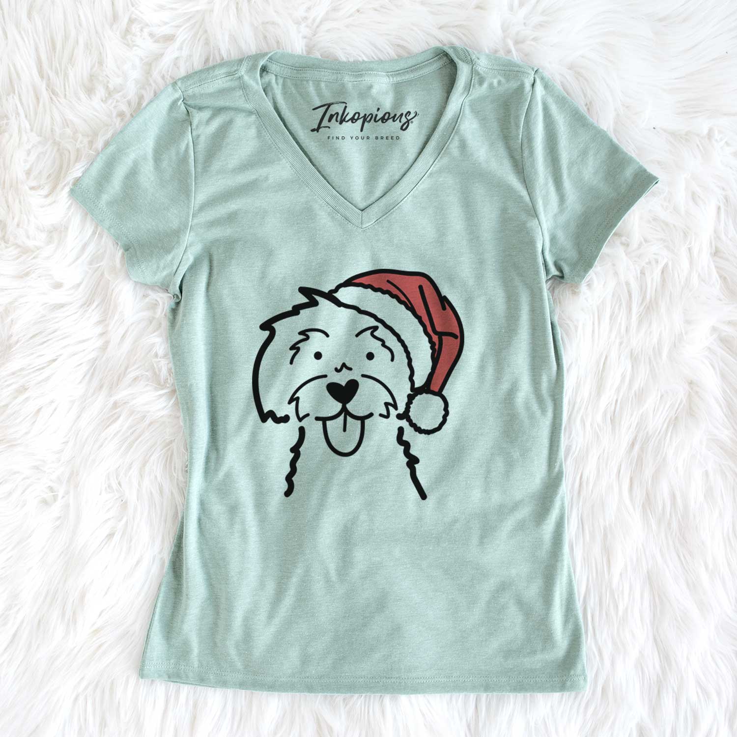 Jolly Maltese - Women's V-neck Shirt
