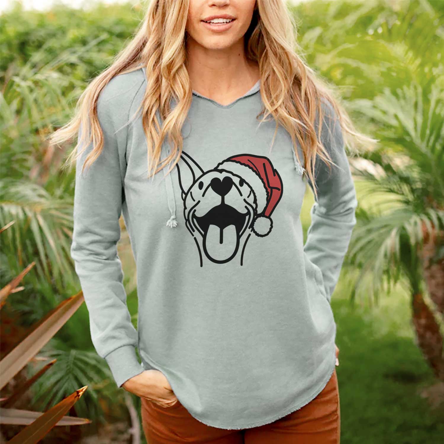 Jolly Basenji - Merlin - Cali Wave Hooded Sweatshirt