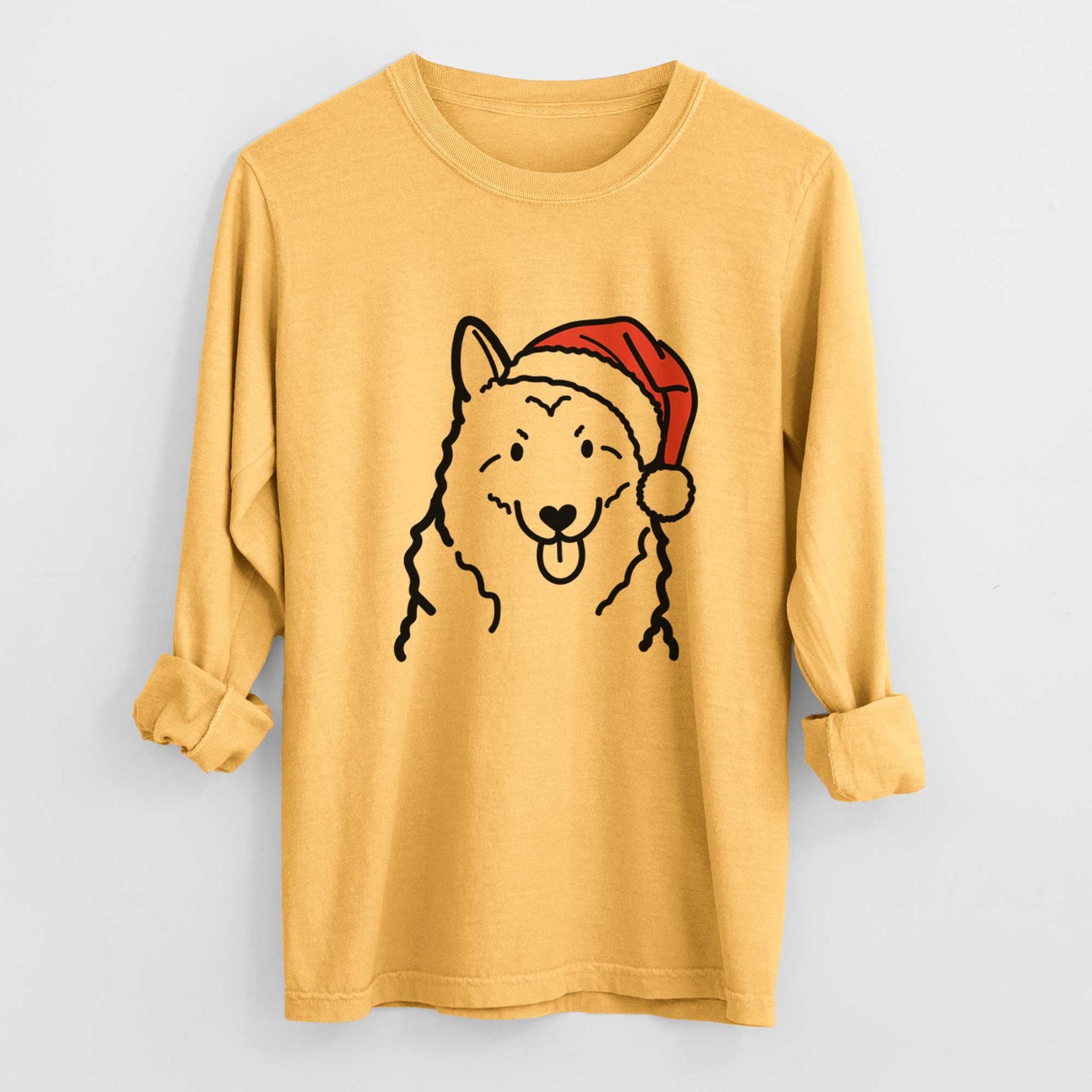 Jolly Norwegian Elkhound - Heavyweight 100% Cotton Long Sleeve