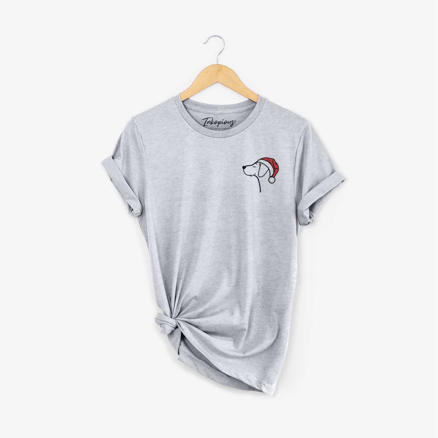 'German Shorthaired Pointer' design on a Grey Unisex crewneck