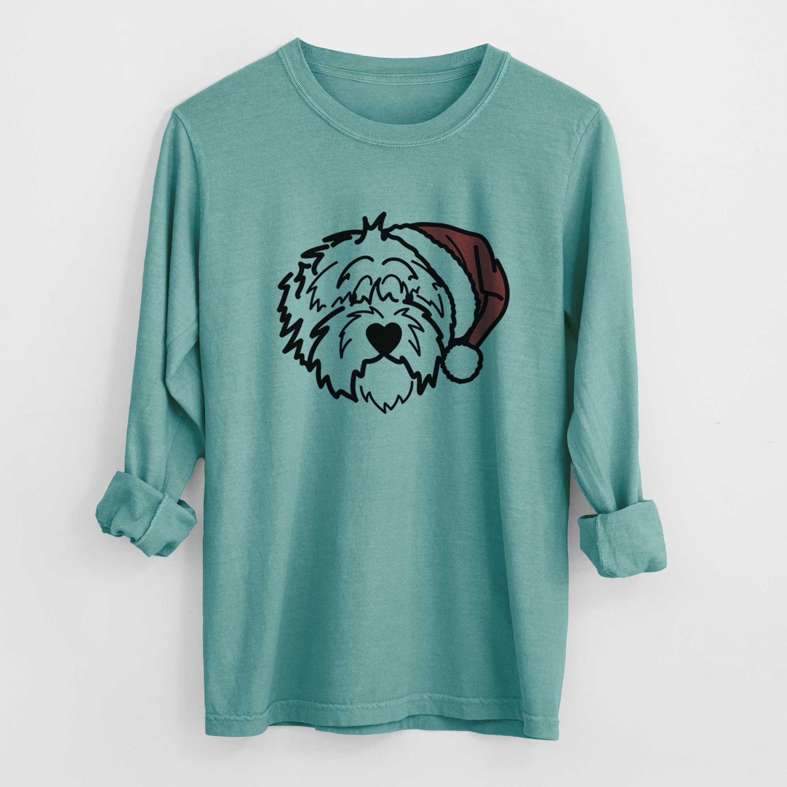 Jolly Old English Sheepdog - Penny - Heavyweight 100% Cotton Long Sleeve