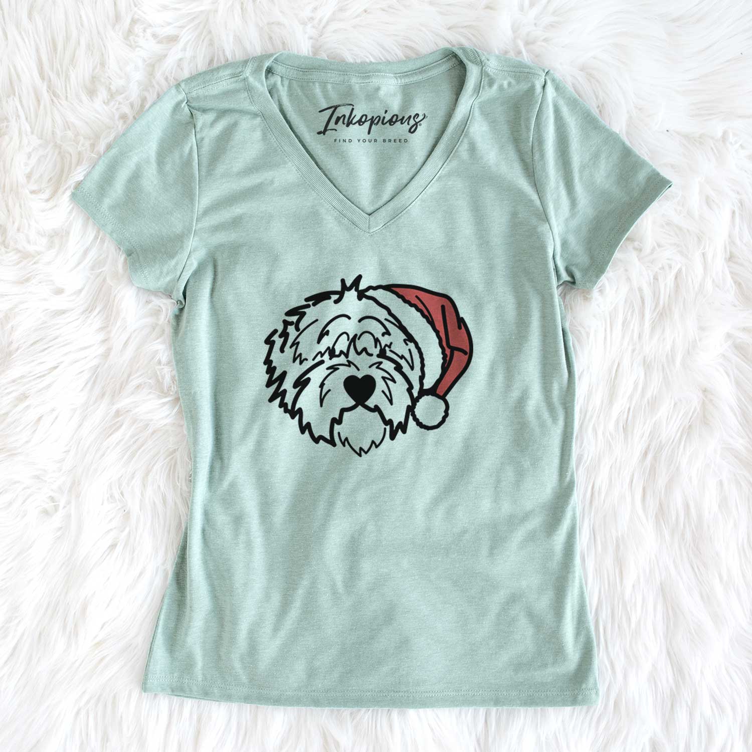 Jolly Old English Sheepdog - Penny - Women's V-neck Shirt