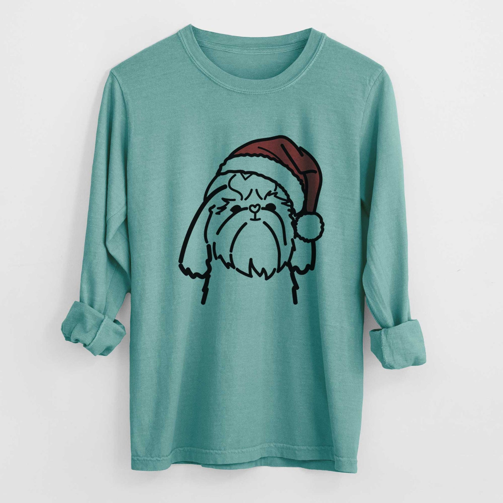 Jolly Shih Tzu - Heavyweight 100% Cotton Long Sleeve