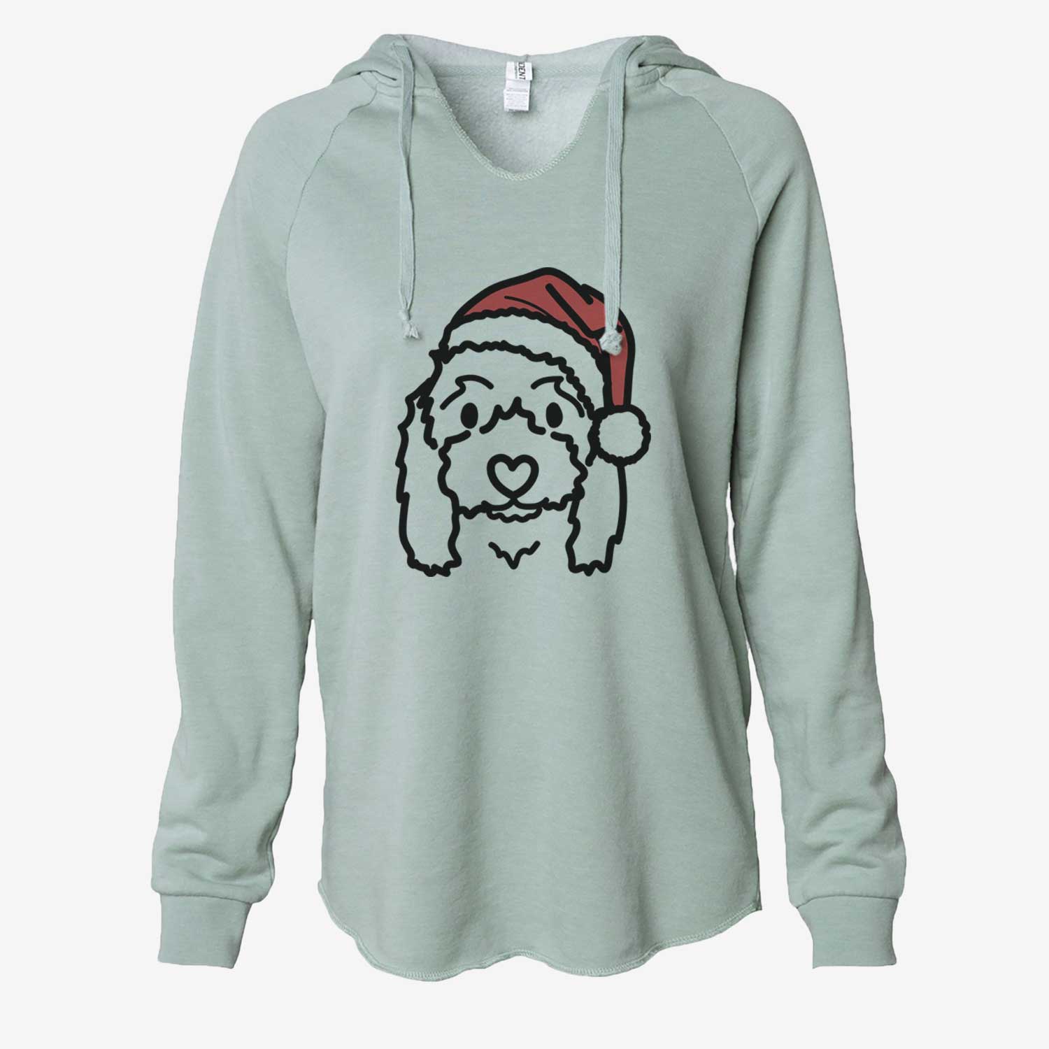 Jolly Coton de Tulear - Sophie - Cali Wave Hooded Sweatshirt